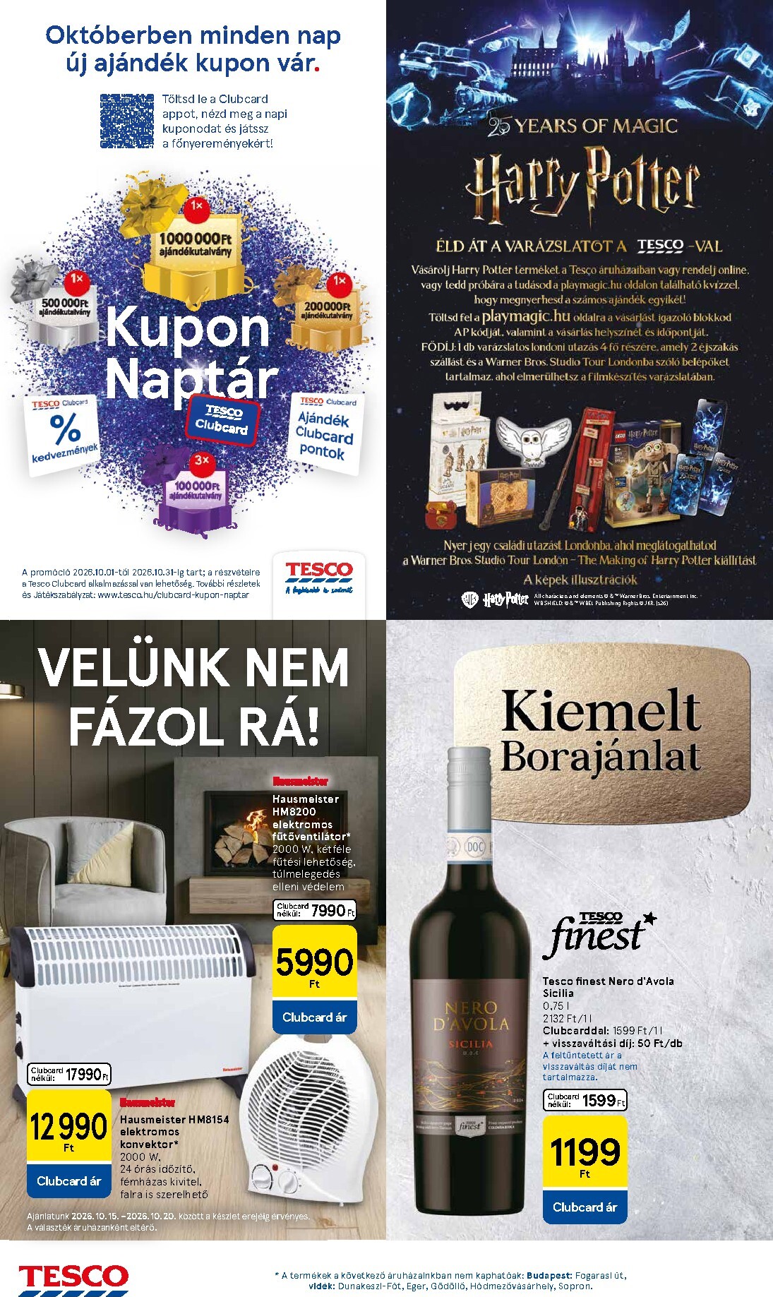 tesco - A jövőbeli Tesco akciós újság csütörtöktől 2026.10.15.-tól szerdától 2026.10.21.-ig érvényes. - page: 12