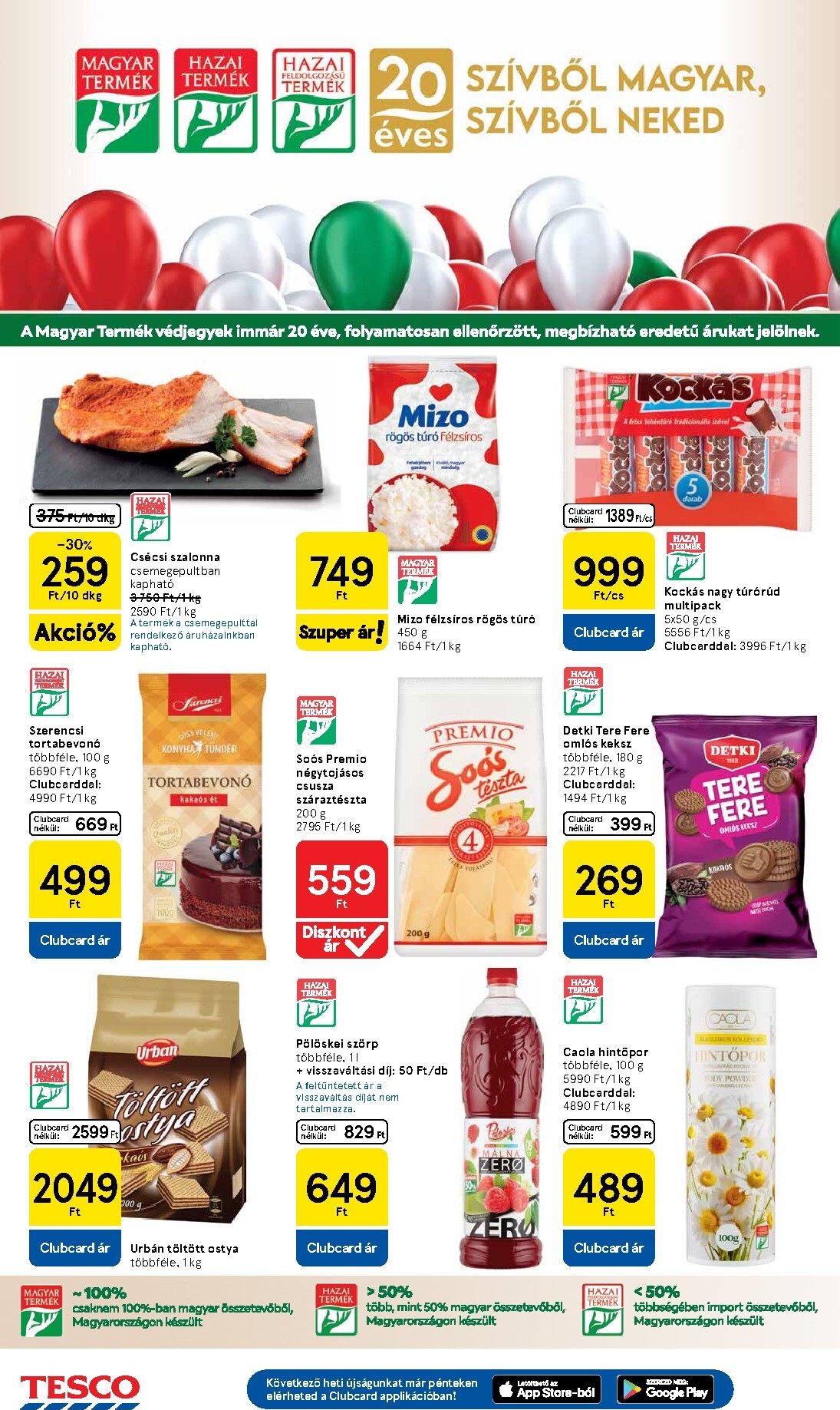 tesco - A jövőbeli Tesco akciós újság szerdától 2026.10.21.-tól szerdától 2026.10.28.-ig érvényes. - page: 14