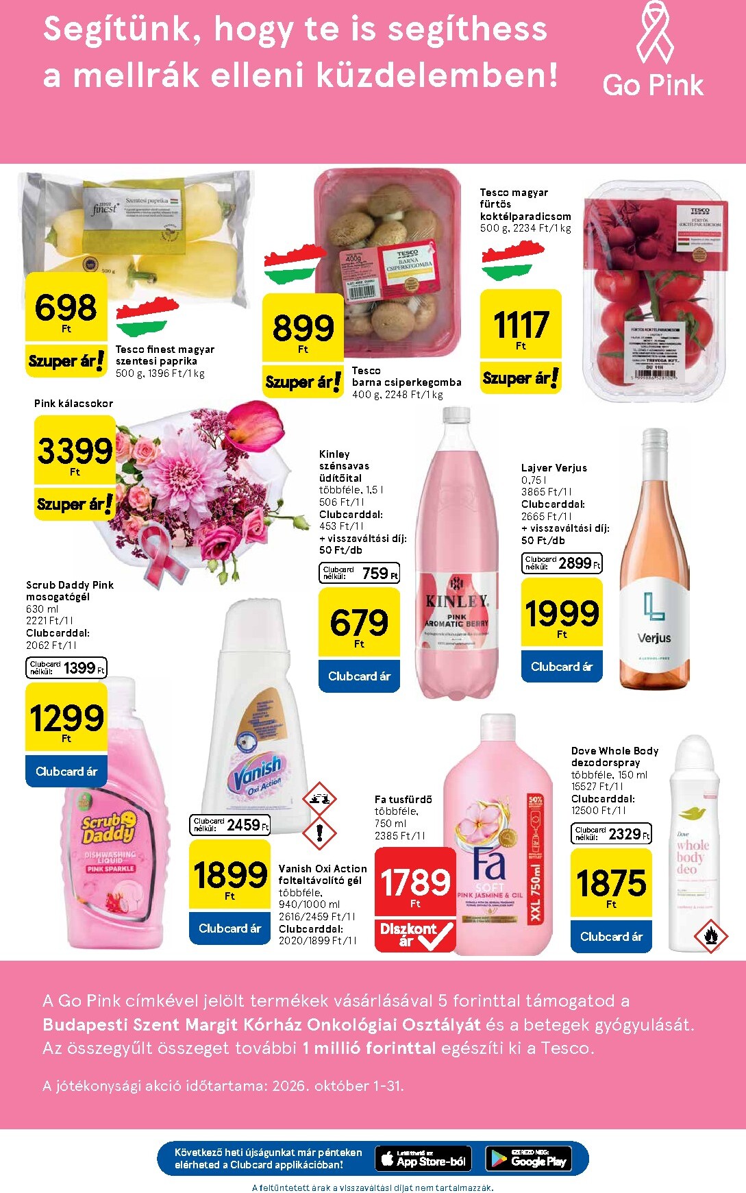 tesco - A jövőbeli Tesco akciós újság szerdától 2026.10.21.-tól szerdától 2026.10.28.-ig érvényes. - page: 21