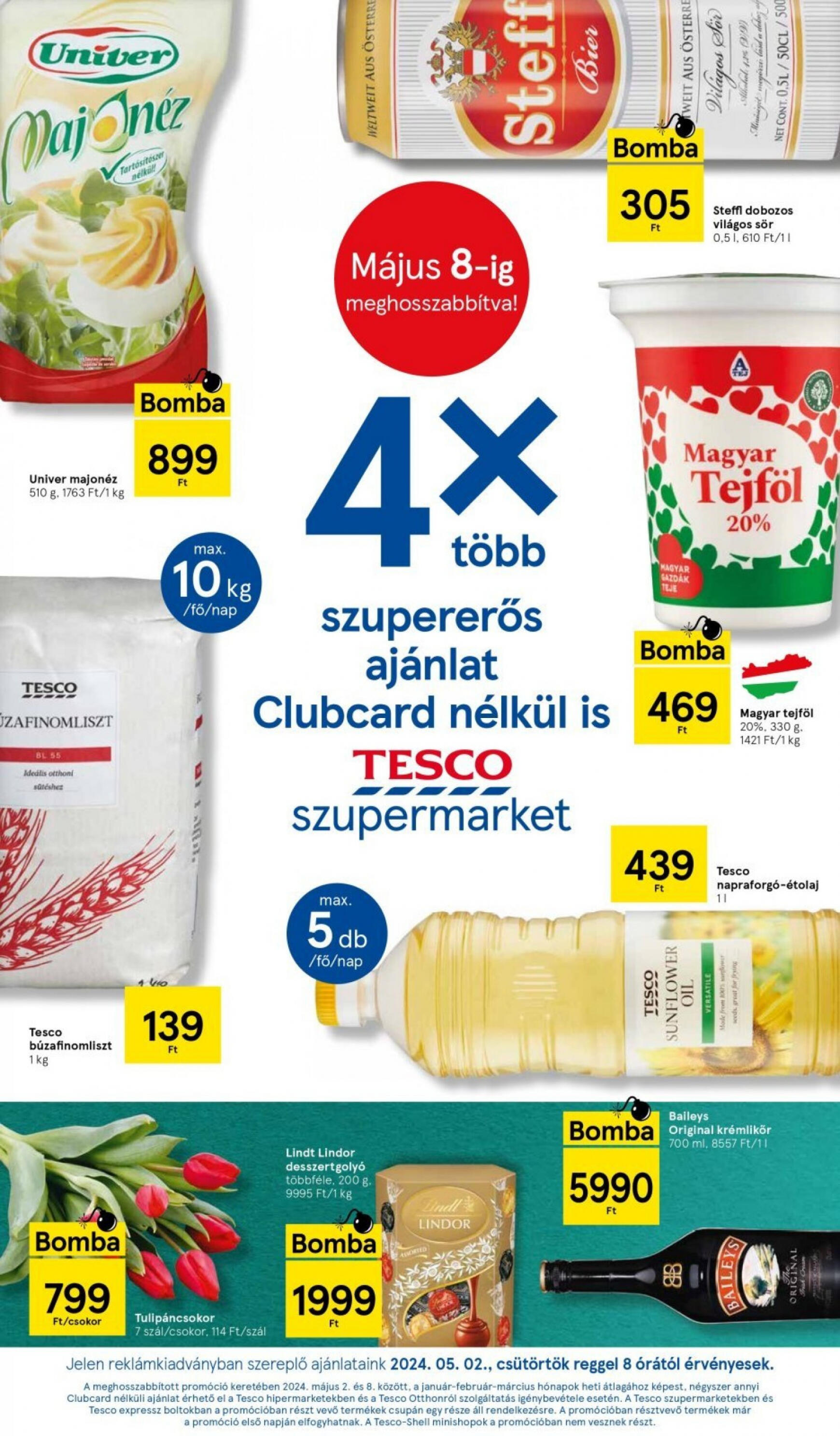 tesco - Aktuális újság Tesco szupermarket 05.02. - 05.08. - page: 1