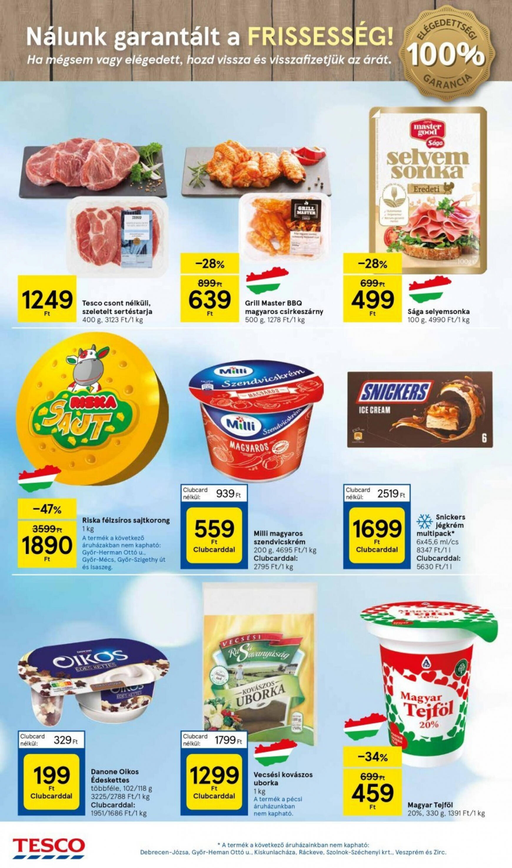 tesco - Aktuális újság Tesco Szupermarket 07.11. - 07.17. - page: 4