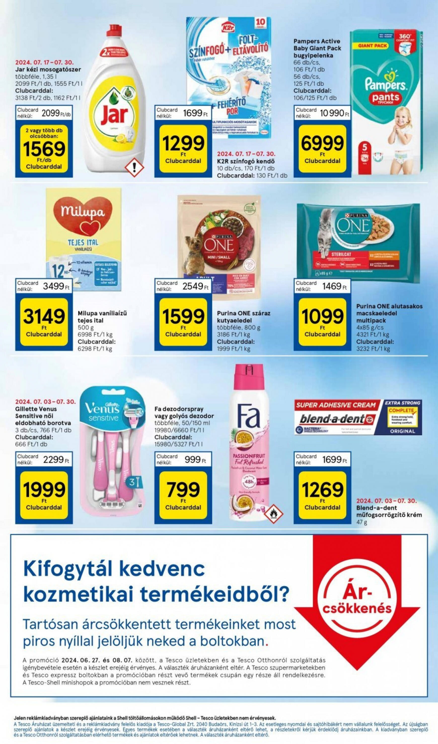 tesco - Aktuális újság Tesco Szupermarket 07.25. - 07.31. - page: 7