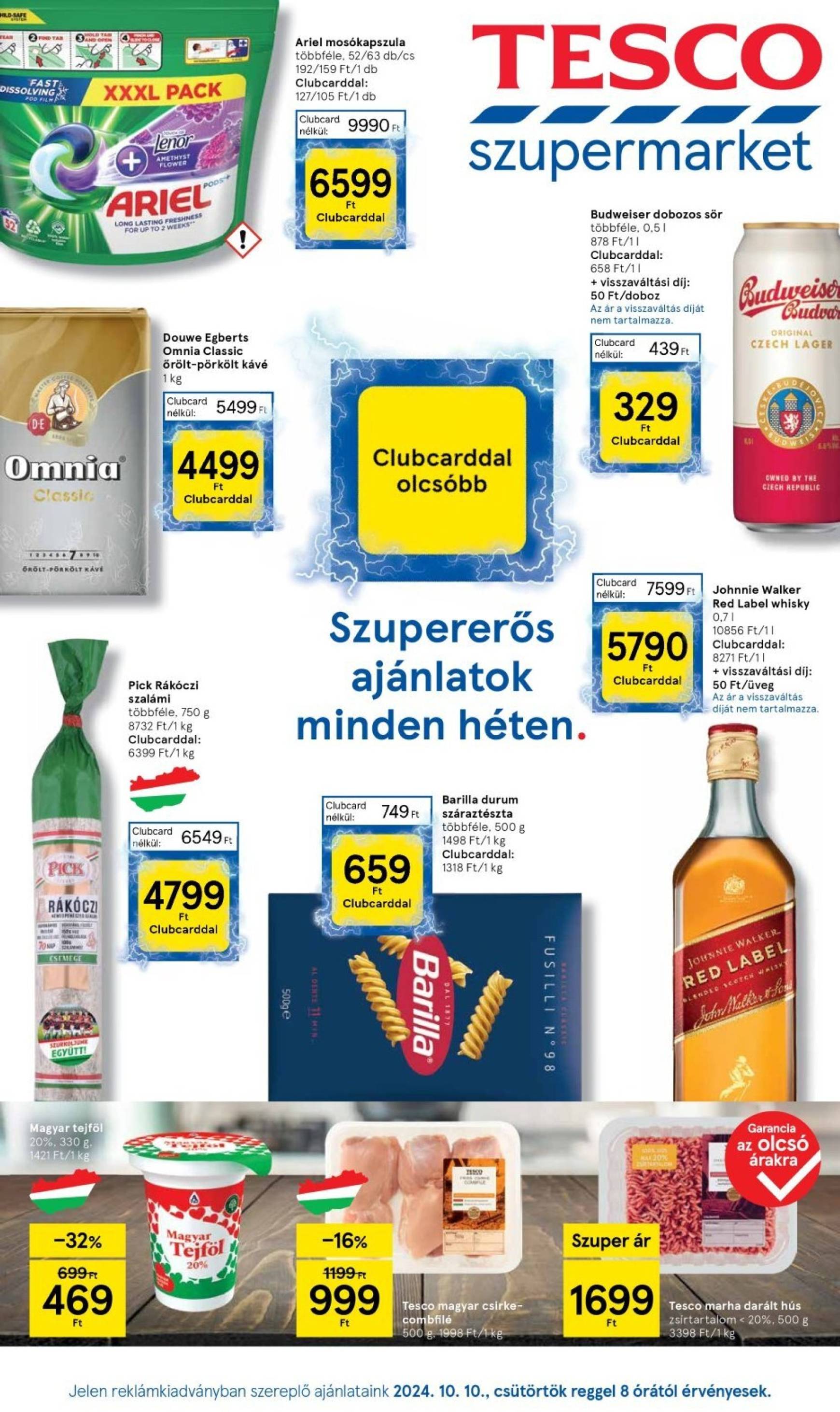 tesco - Aktuális újság Tesco Szupermarket 10.10. - 10.16.