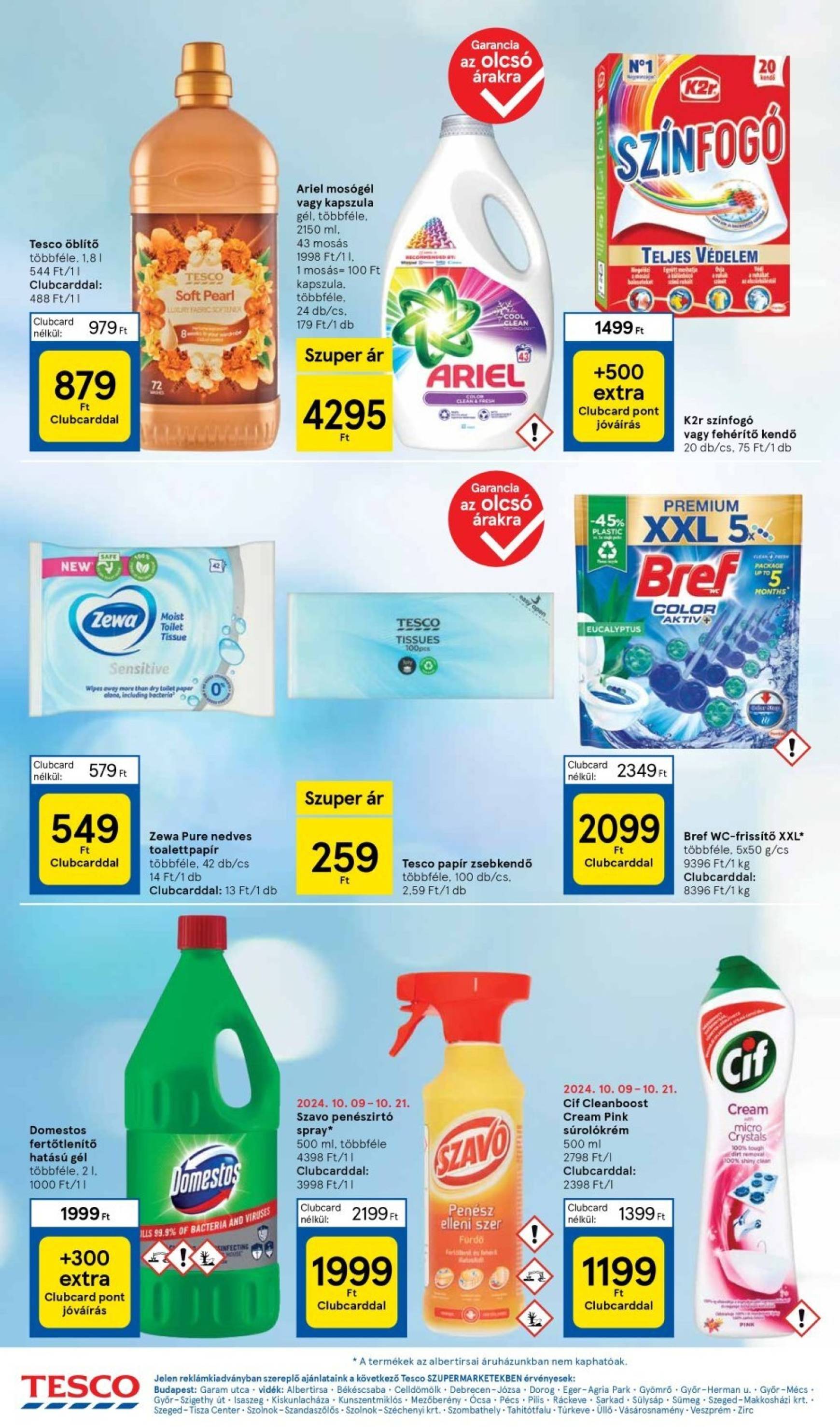 tesco - Tesco Szupermarket akciós újság, érvényes 10.17. - 10.23. - page: 6