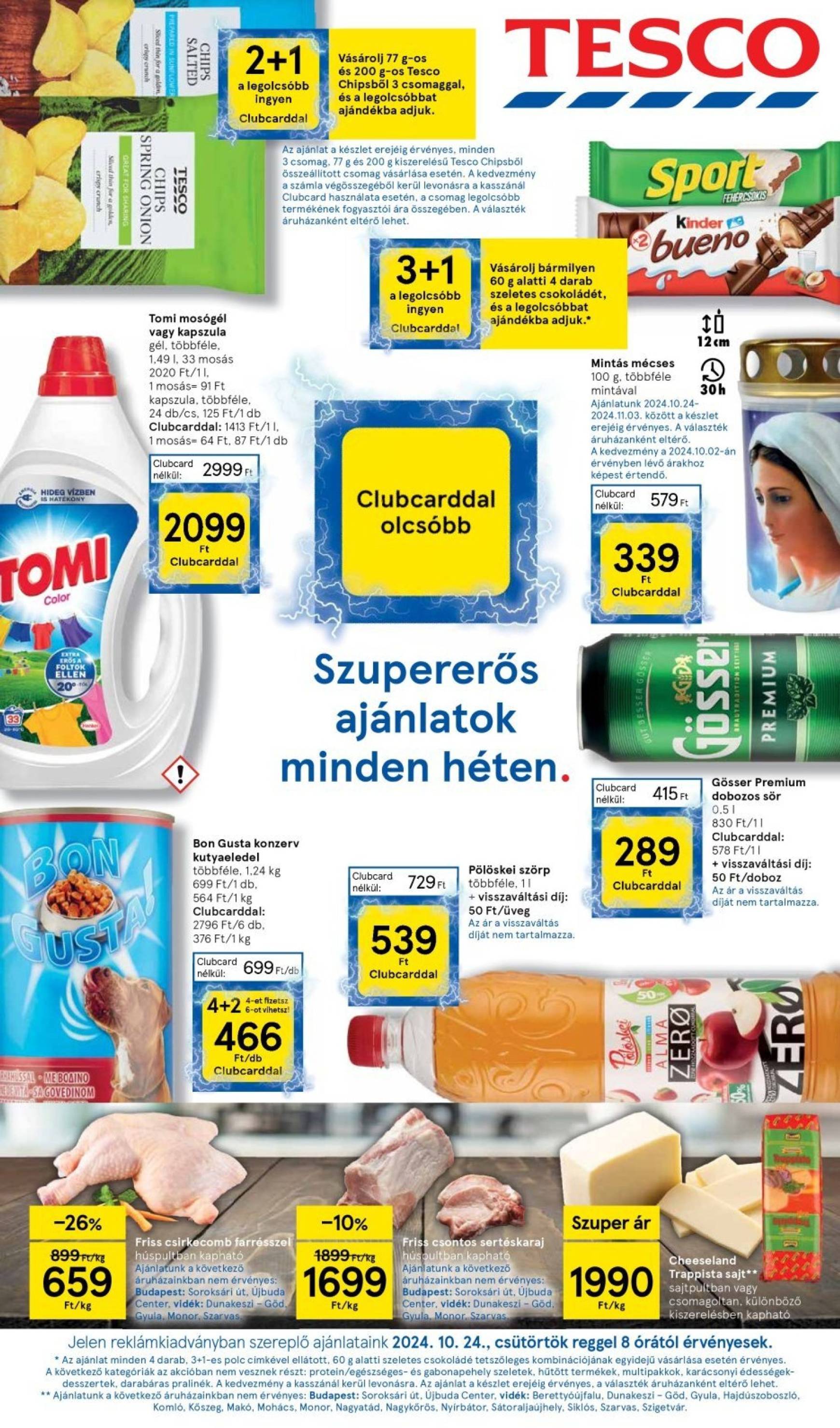 tesco - Tesco akciós újság, érvényes 10.24. - 10.30.