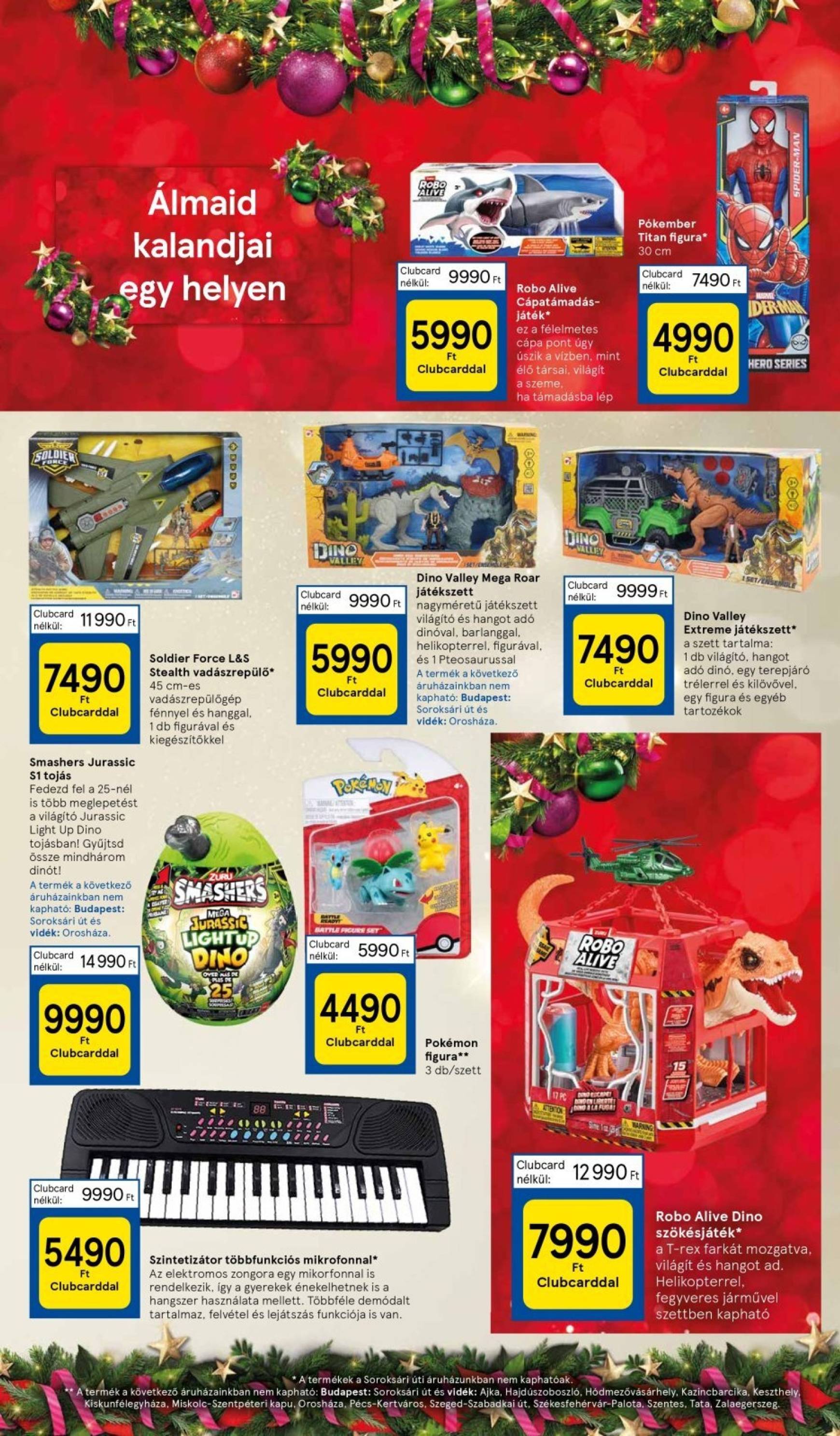 tesco - Tesco - Toy katalógus akciós újság, érvényes 10.30. - 12.24. - page: 27