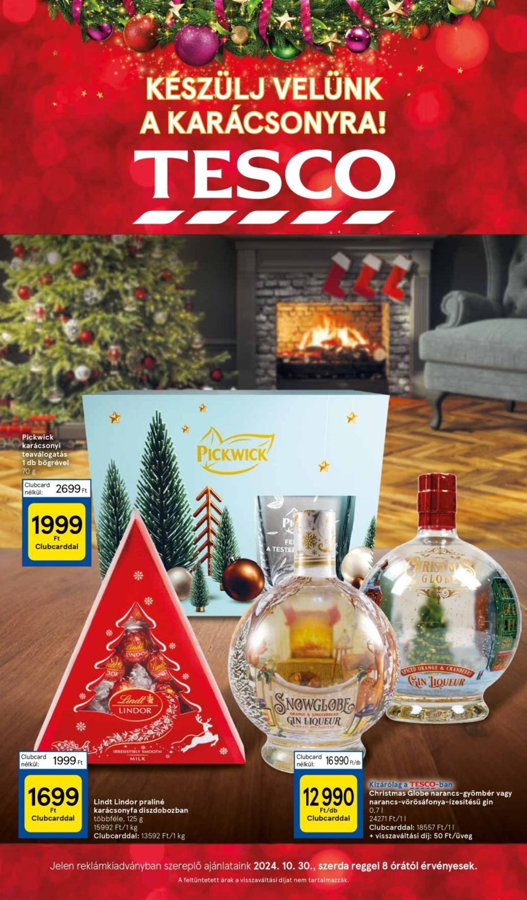 tesco - Tesco - Gift akciós újság, érvényes 10.30. - 12.24. - page: 1