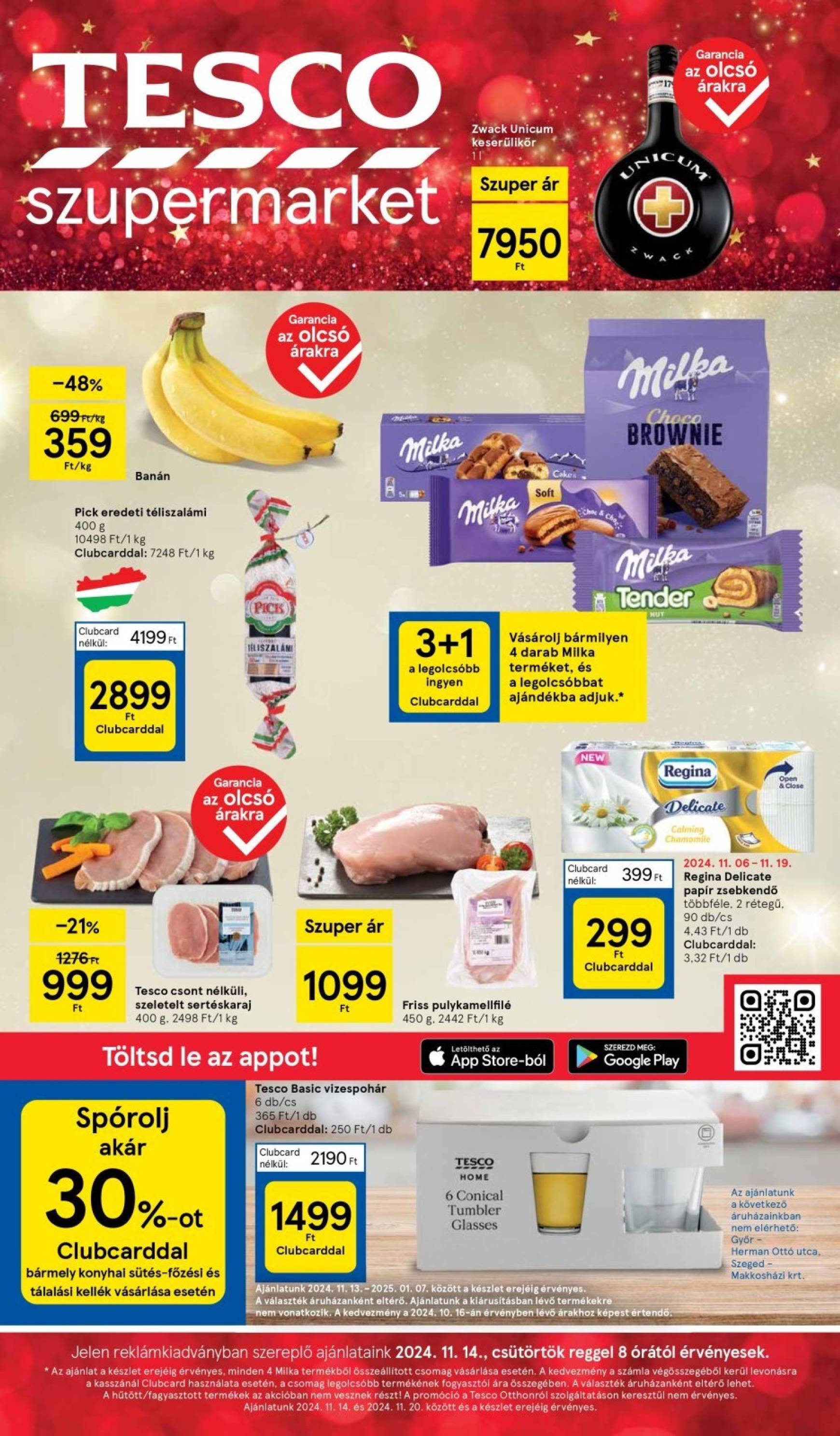 tesco - Tesco Szupermarket akciós újság, érvényes 11.14. - 11.20.