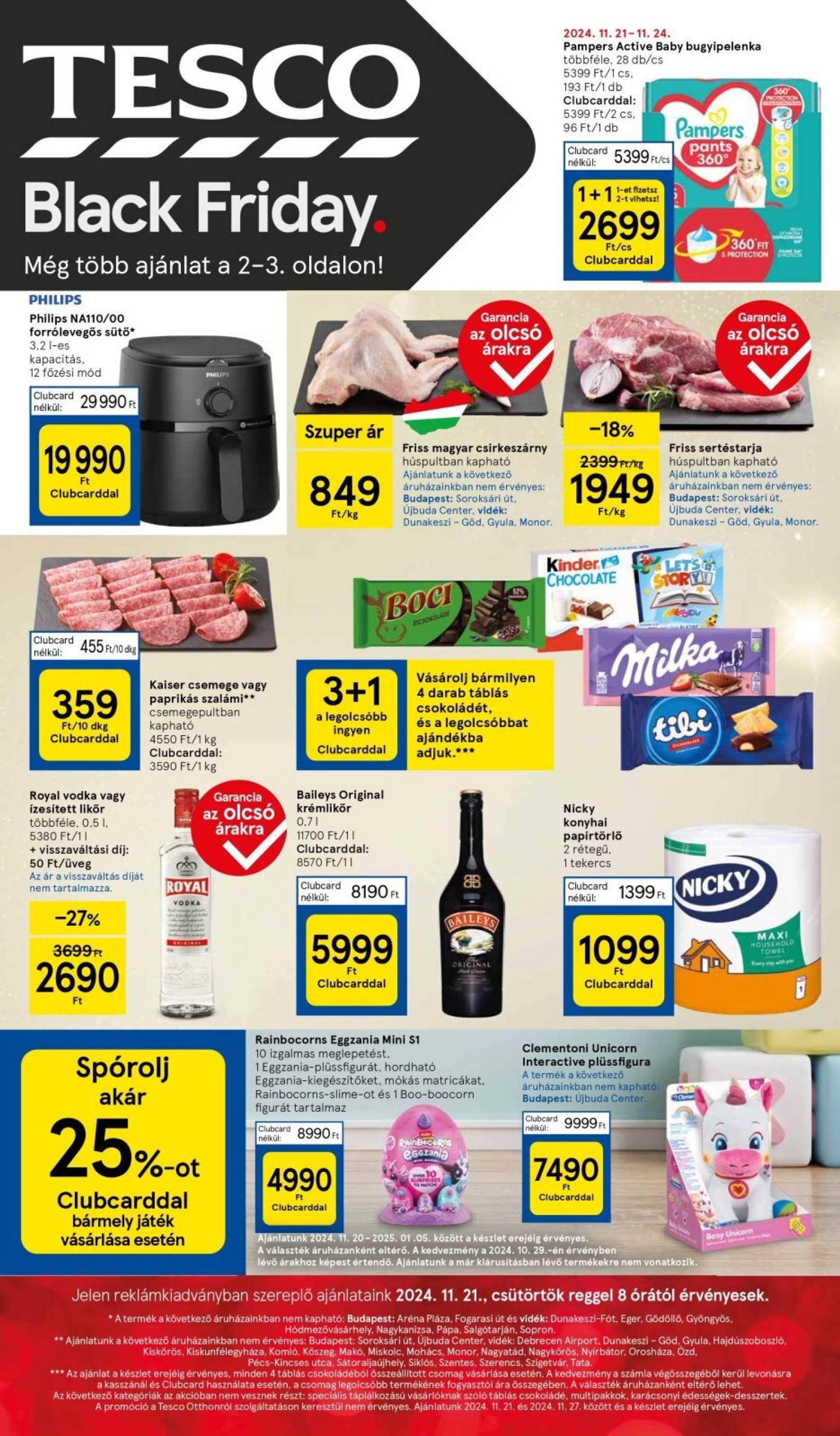 tesco - Tesco - Black Friday akciós újság, érvényes 11.21. - 11.27.