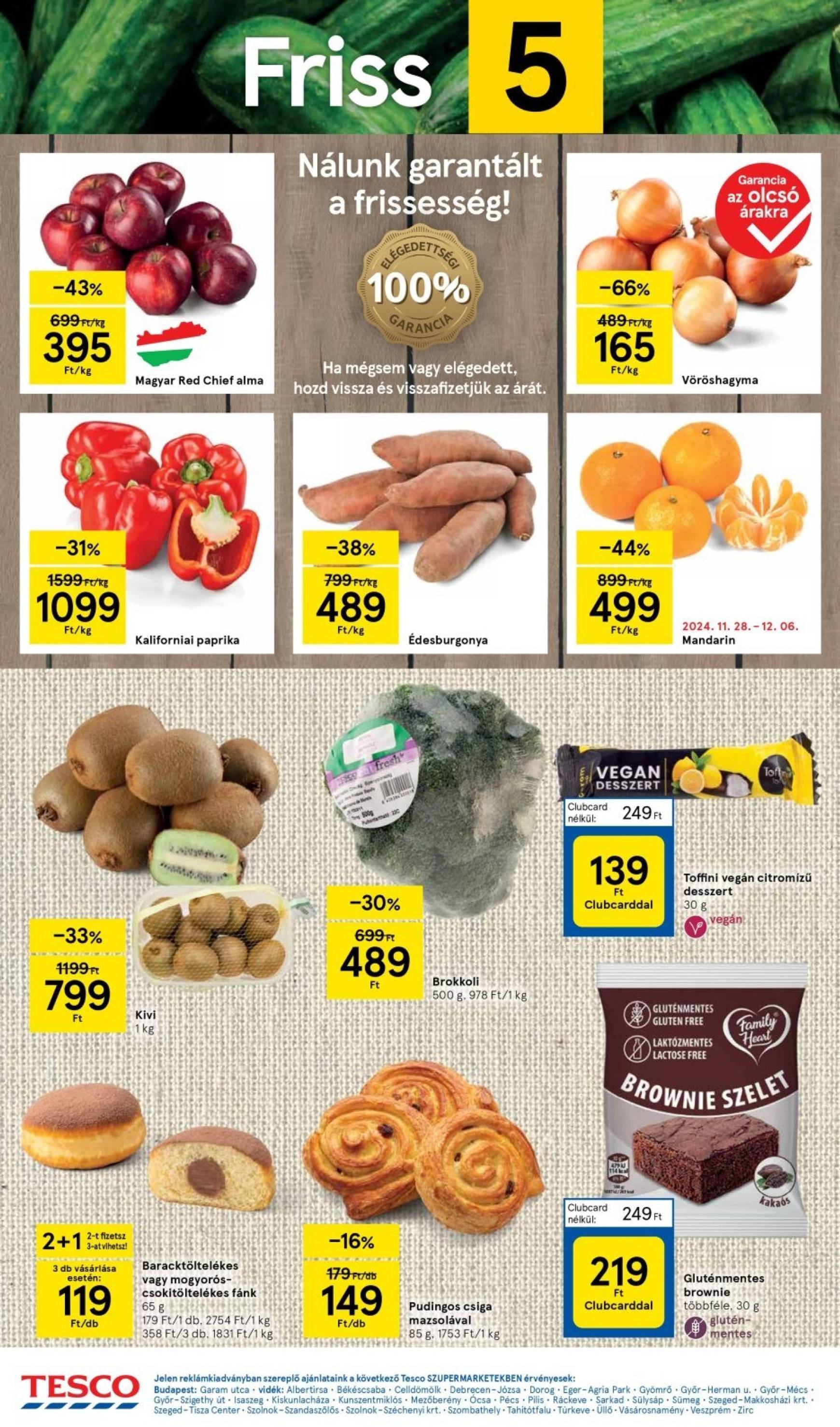 tesco - Tesco Szupermarket akciós újság, érvényes 11.28. - 12.04. - page: 2