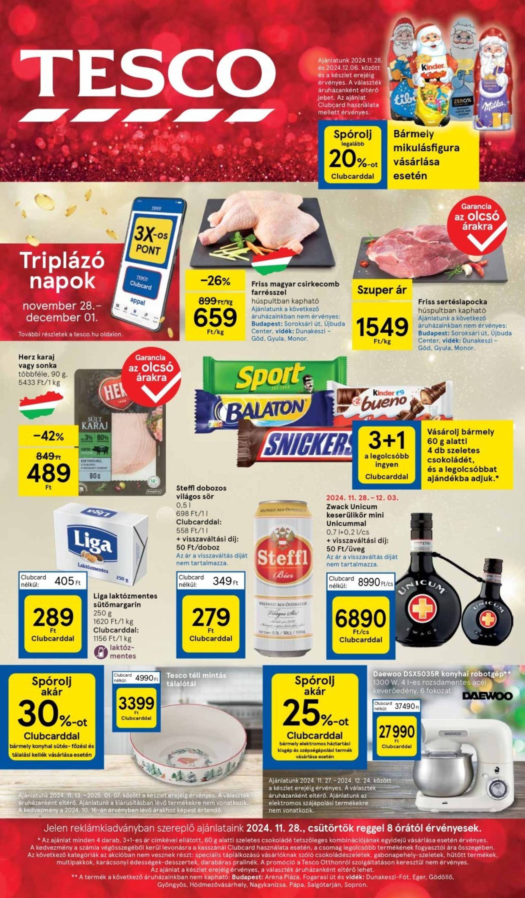 tesco - Tesco akciós újság, érvényes 11.28. - 12.04.