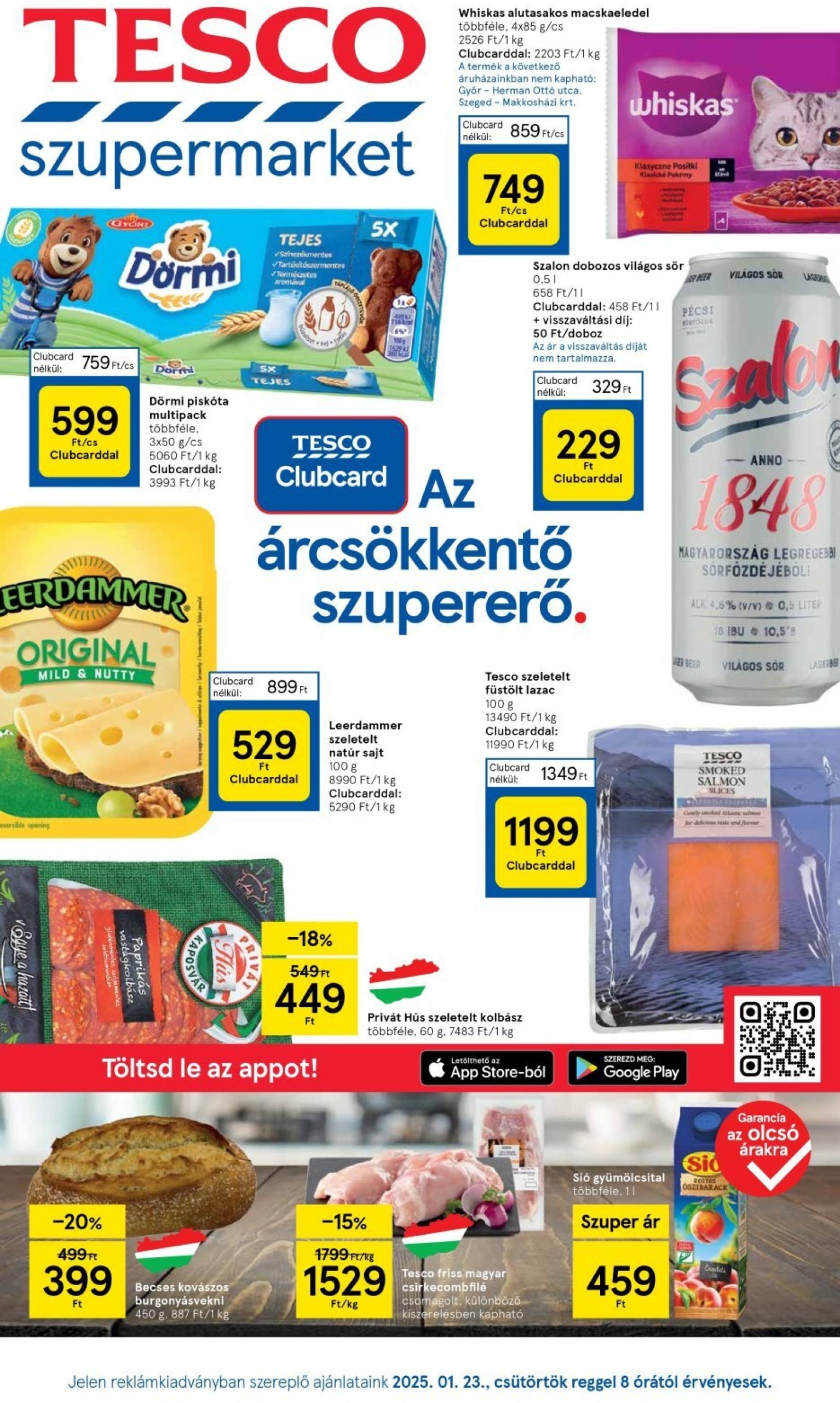 tesco - Tesco Szupermarket akciós újság, érvényes 01.23. - 01.29.