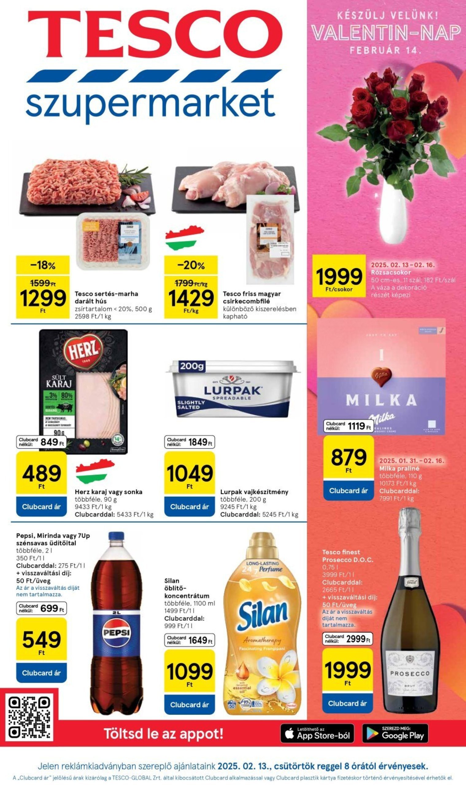 tesco - Tesco szupermarket akciós újság, érvényes 02.13. - 02.19.