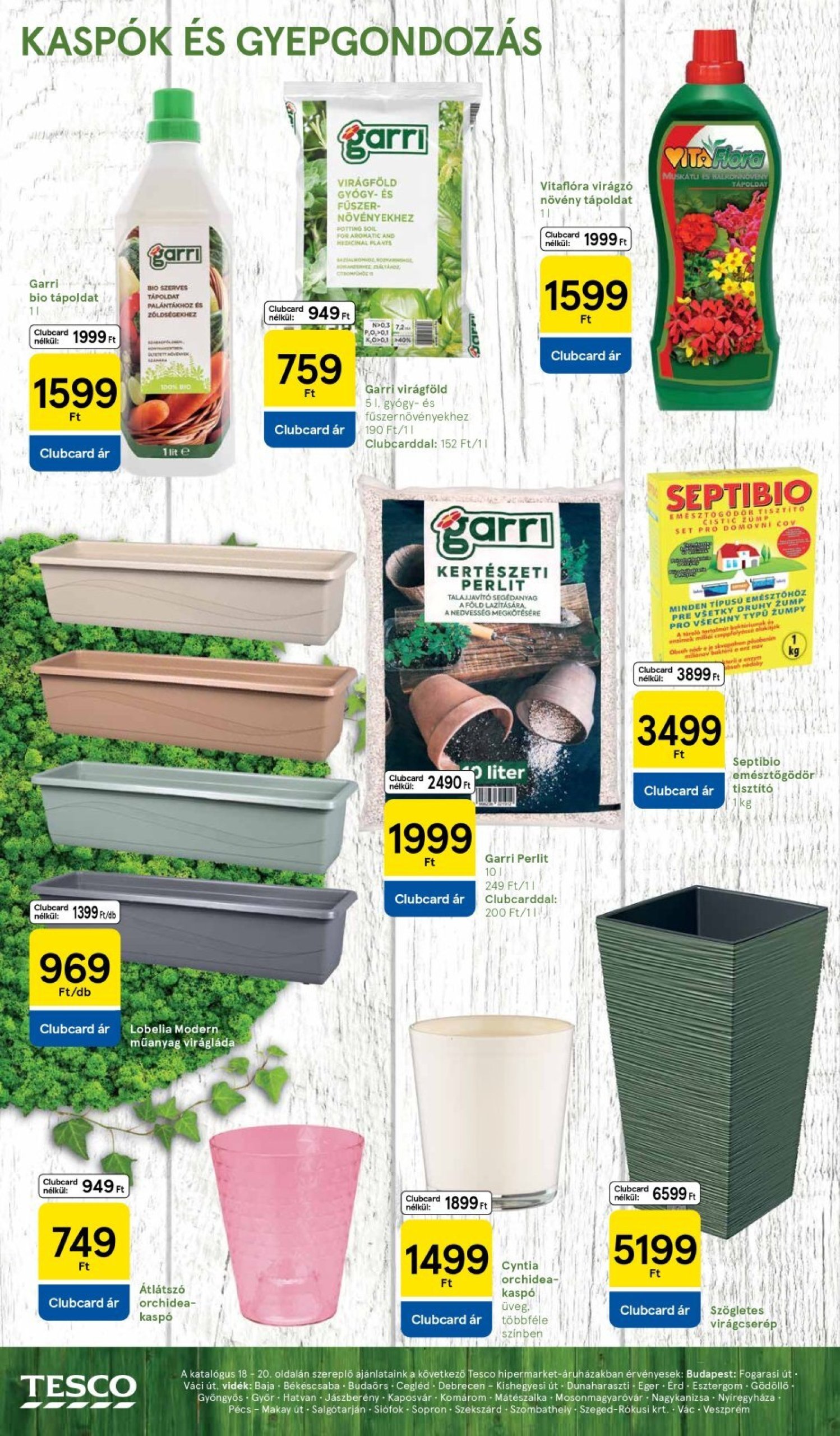 tesco - Tesco - Hív a kert akciós újság, érvényes 03.05. - 03.25. - page: 18