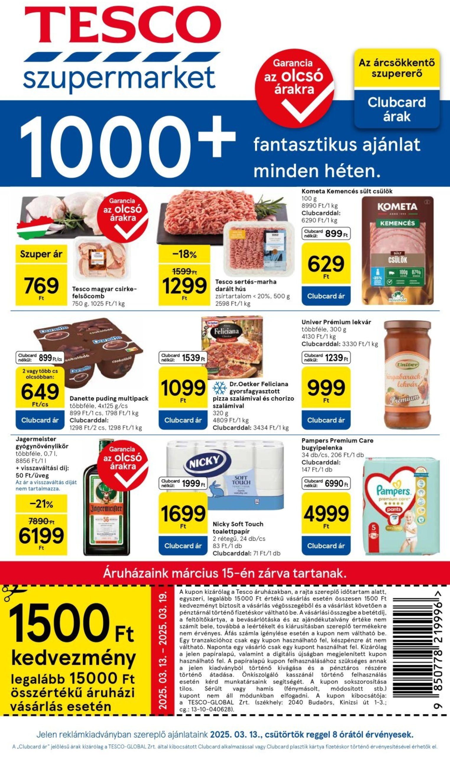 tesco - Tesco szupermarket akciós újság, érvényes 03.13. - 03.19.