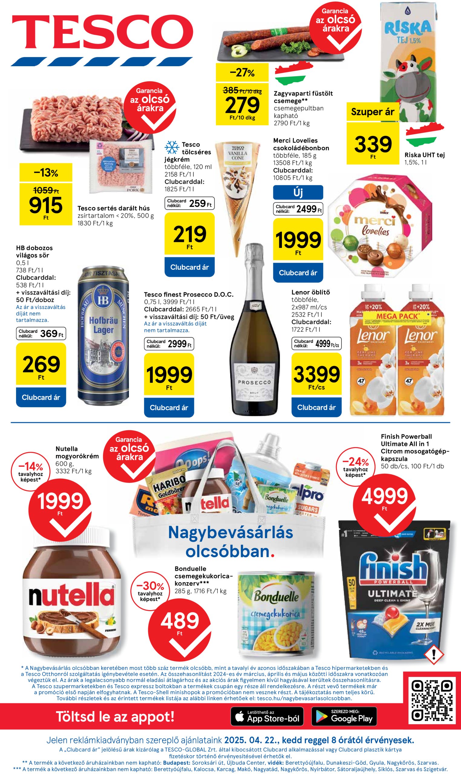 tesco - Tesco akciós újság, érvényes 04.22. - 04.28.