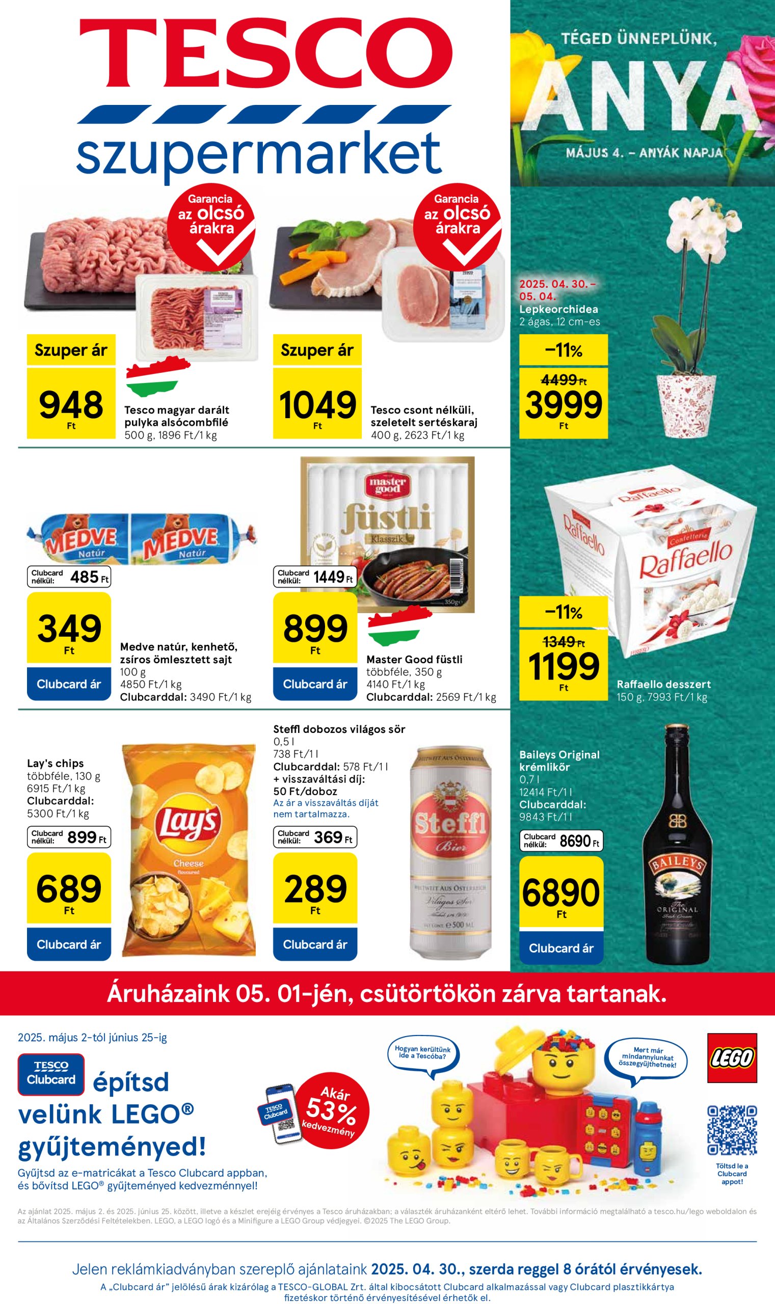 tesco - Tesco Szupermarket akciós újság, érvényes 04.30. - 05.06.