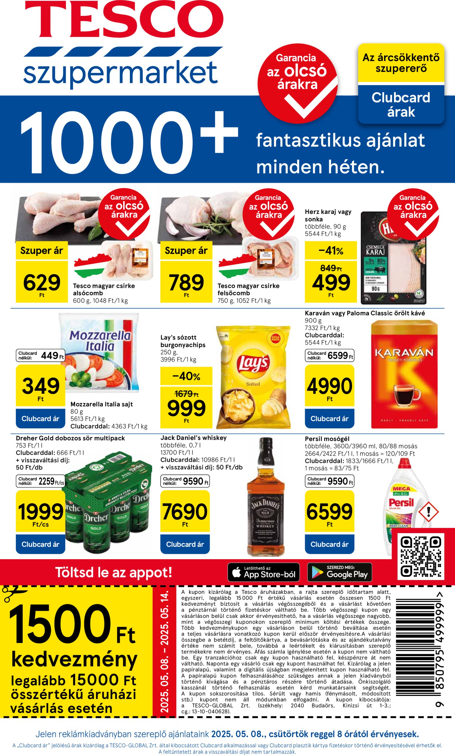 tesco - Tesco szupermarket akciós újság, érvényes 05.08. - 05.14.