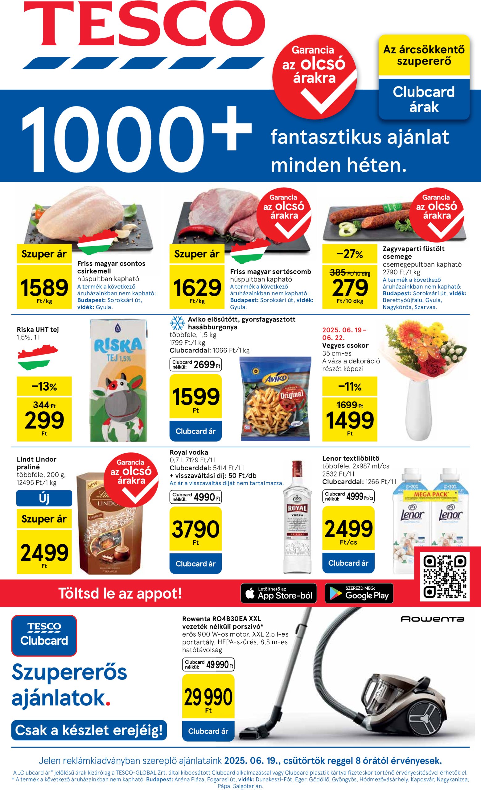 tesco - Tesco akciós újság, érvényes 06.19. - 06.25.