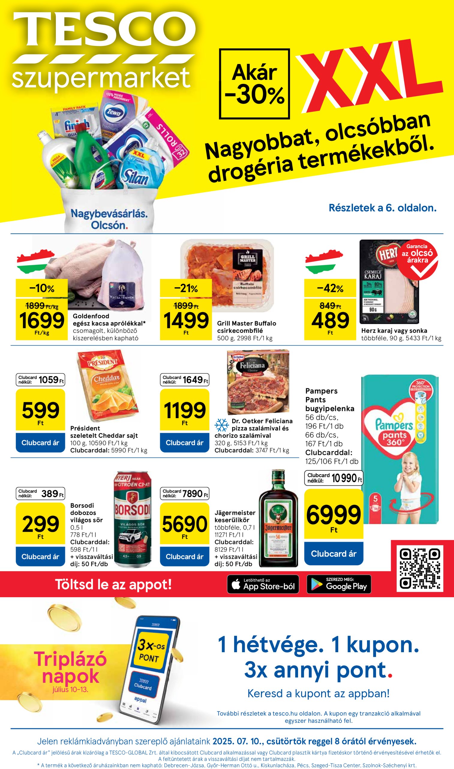 tesco - Tesco szupermarket akciós újság, érvényes 07.10. - 07.16.
