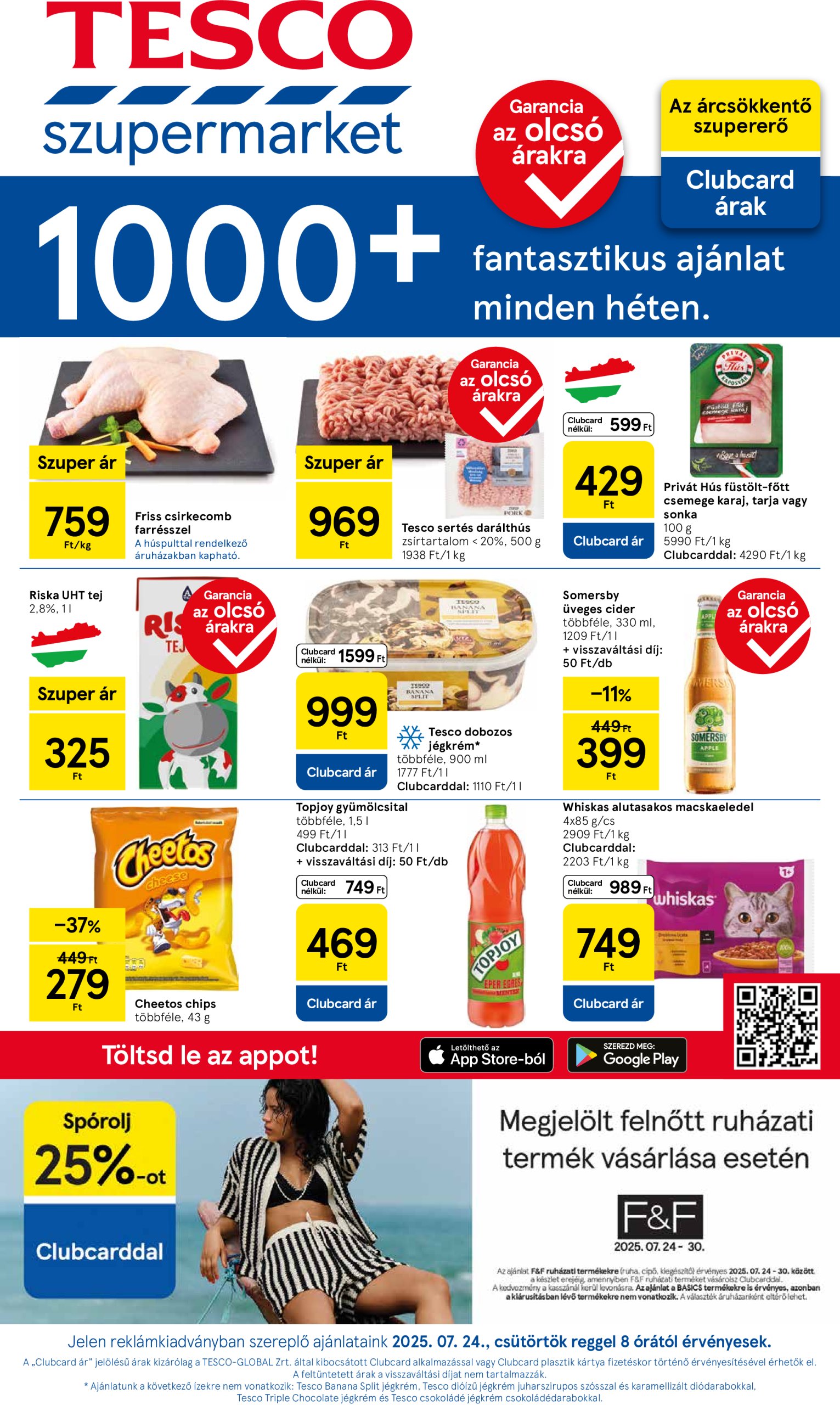 tesco - Tesco szupermarket akciós újság, érvényes 07.24. - 07.30.