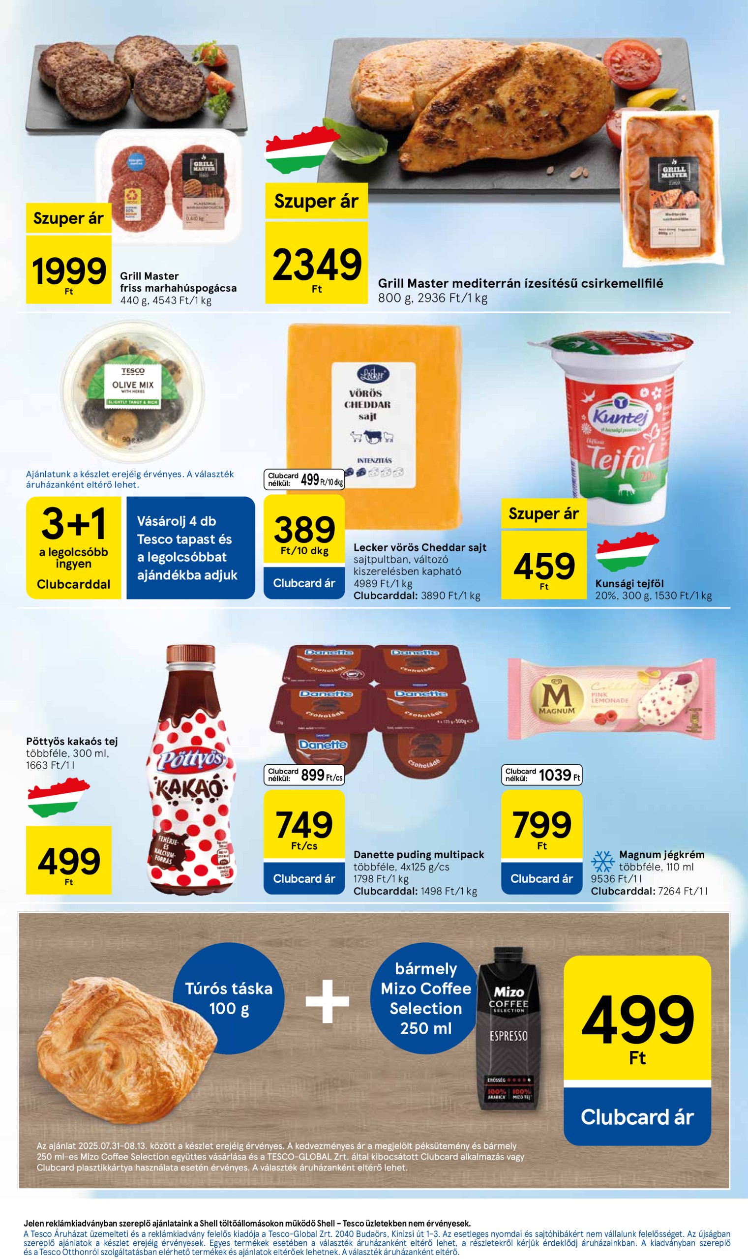 tesco - Tesco szupermarket akciós újság, érvényes 07.31. - 08.06. - page: 3