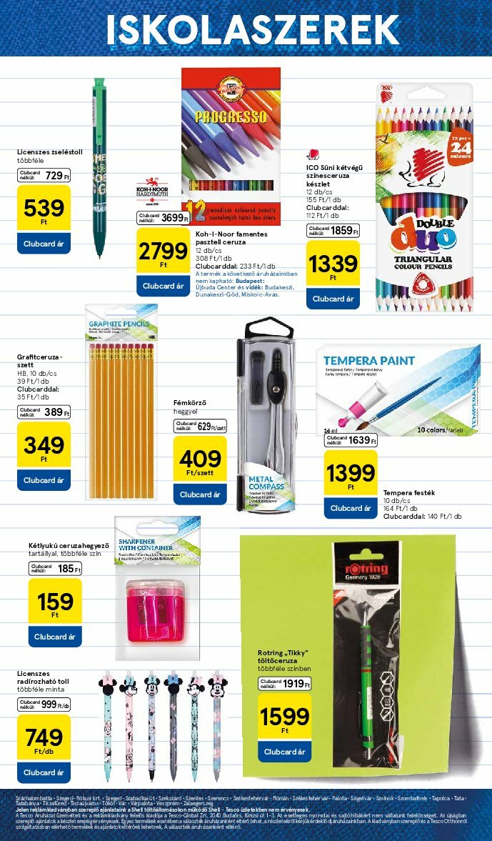 tesco - Tesco - Helló Suli! akciós újság, érvényes 08.11. - 08.31. - page: 3