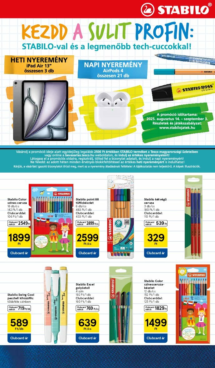 tesco - Tesco - Helló Suli! akciós újság, érvényes 08.11. - 08.31. - page: 8