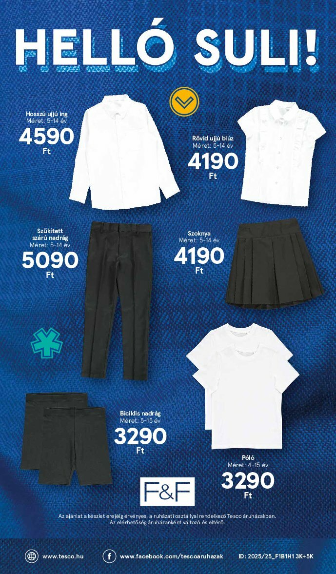 tesco - Tesco - Helló Suli! akciós újság, érvényes 08.11. - 08.31. - page: 20