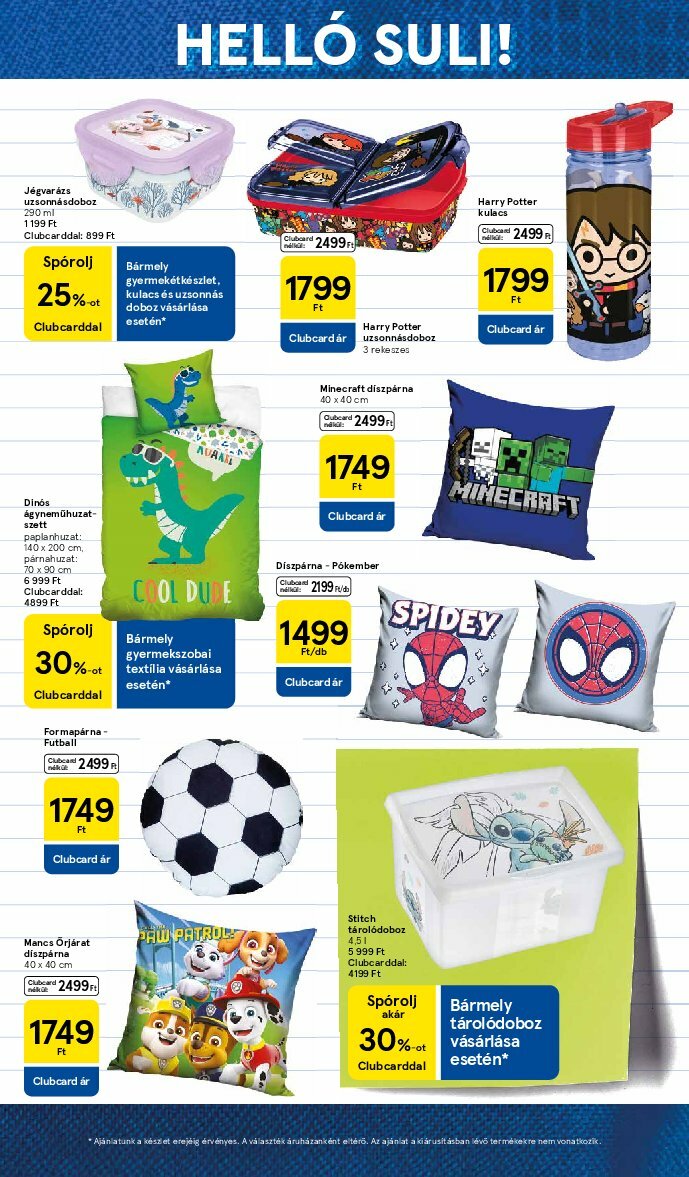 tesco - Tesco - Helló Suli! akciós újság, érvényes 08.11. - 08.31. - page: 19
