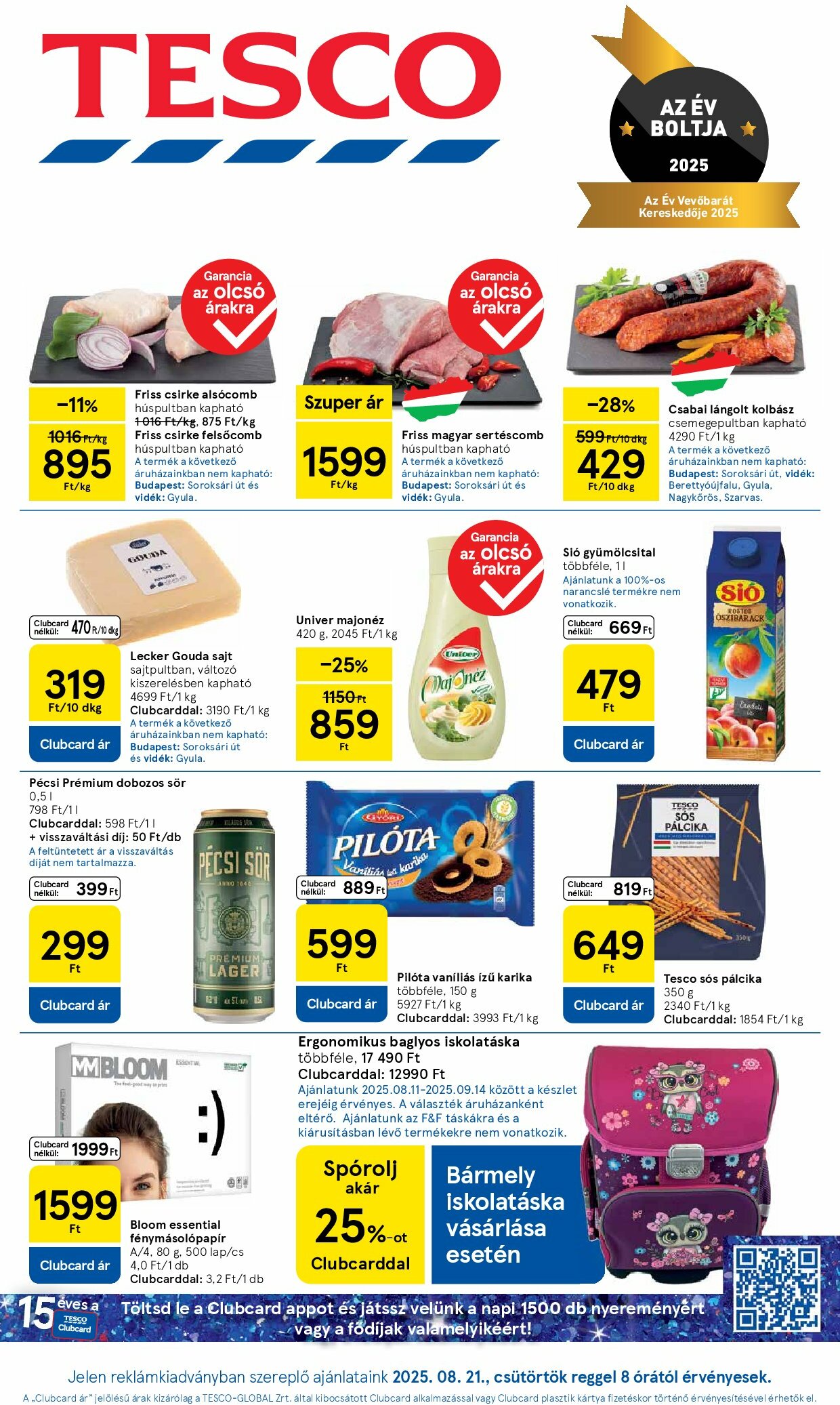 tesco - Tesco akciós újság, érvényes 08.21. - 08.27.