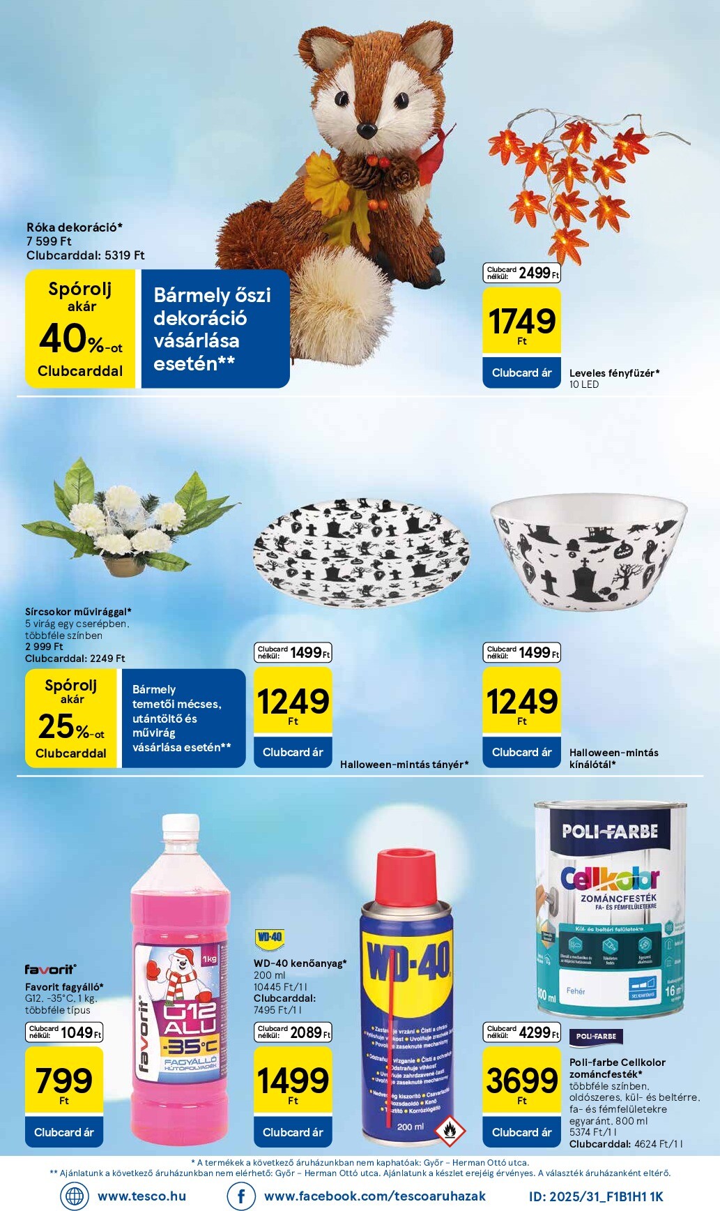 tesco - Tesco szupermarket akciós újság, érvényes 09.25. - 10.08. - page: 8