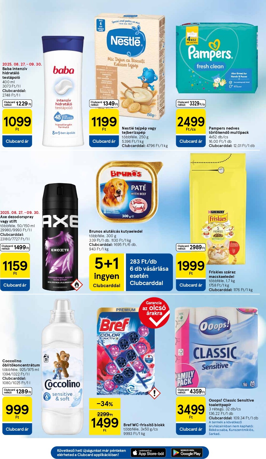 tesco - Tesco szupermarket akciós újság, érvényes 09.25. - 10.08. - page: 7