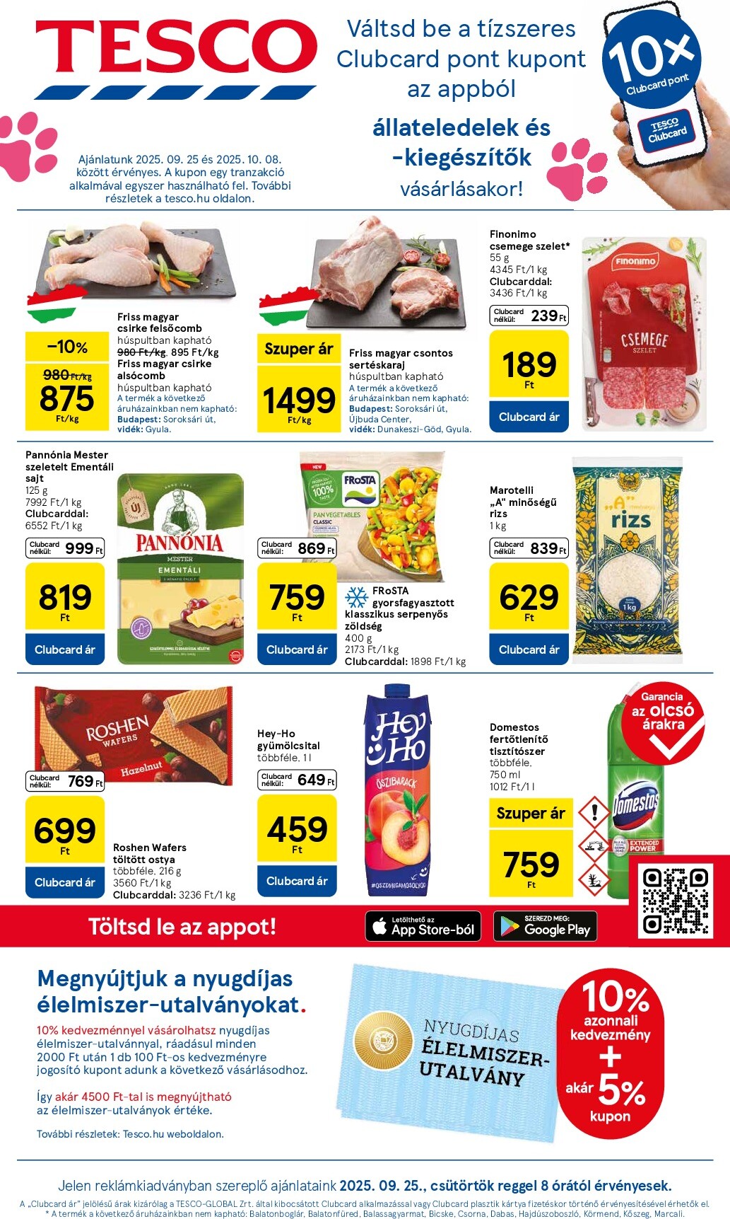 tesco - Tesco akciós újság, érvényes 09.25. - 10.08.