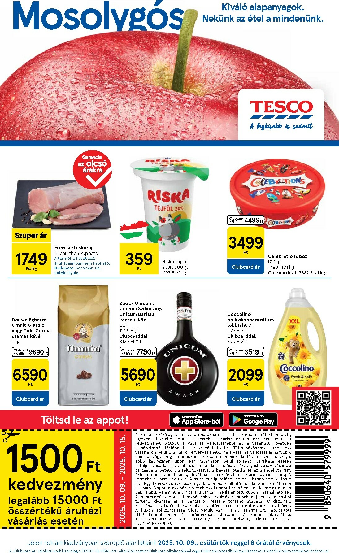 tesco - Tesco akciós újság, érvényes 10.09. - 10.15.
