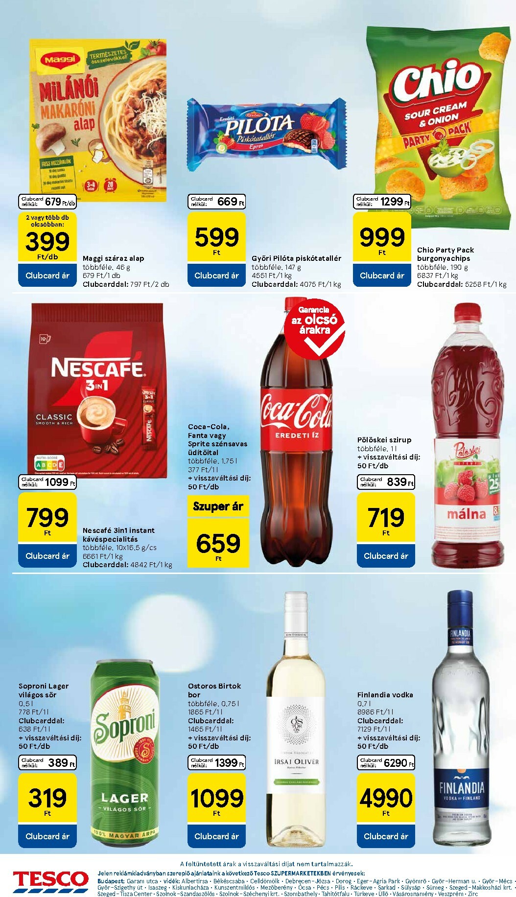 tesco - Tesco Szupermarket akciós újság, érvényes 10.16. - 10.22. - page: 4