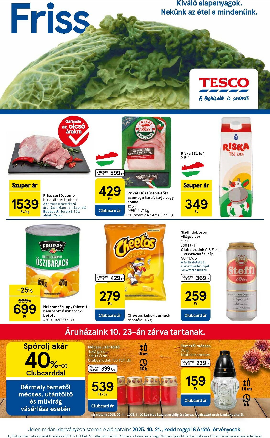 tesco - Tesco akciós újság, érvényes 10.23. - 10.29.