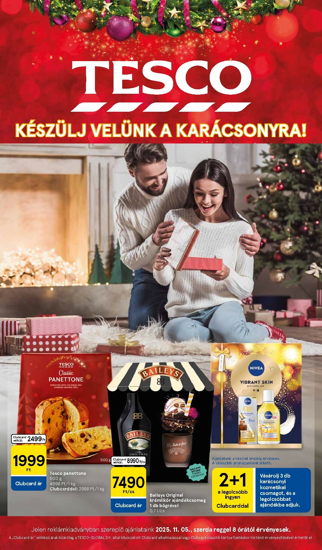 tesco - Tesco - Karácsonyi ajándékok akciós újság, érvényes 11.05. - 11.25.