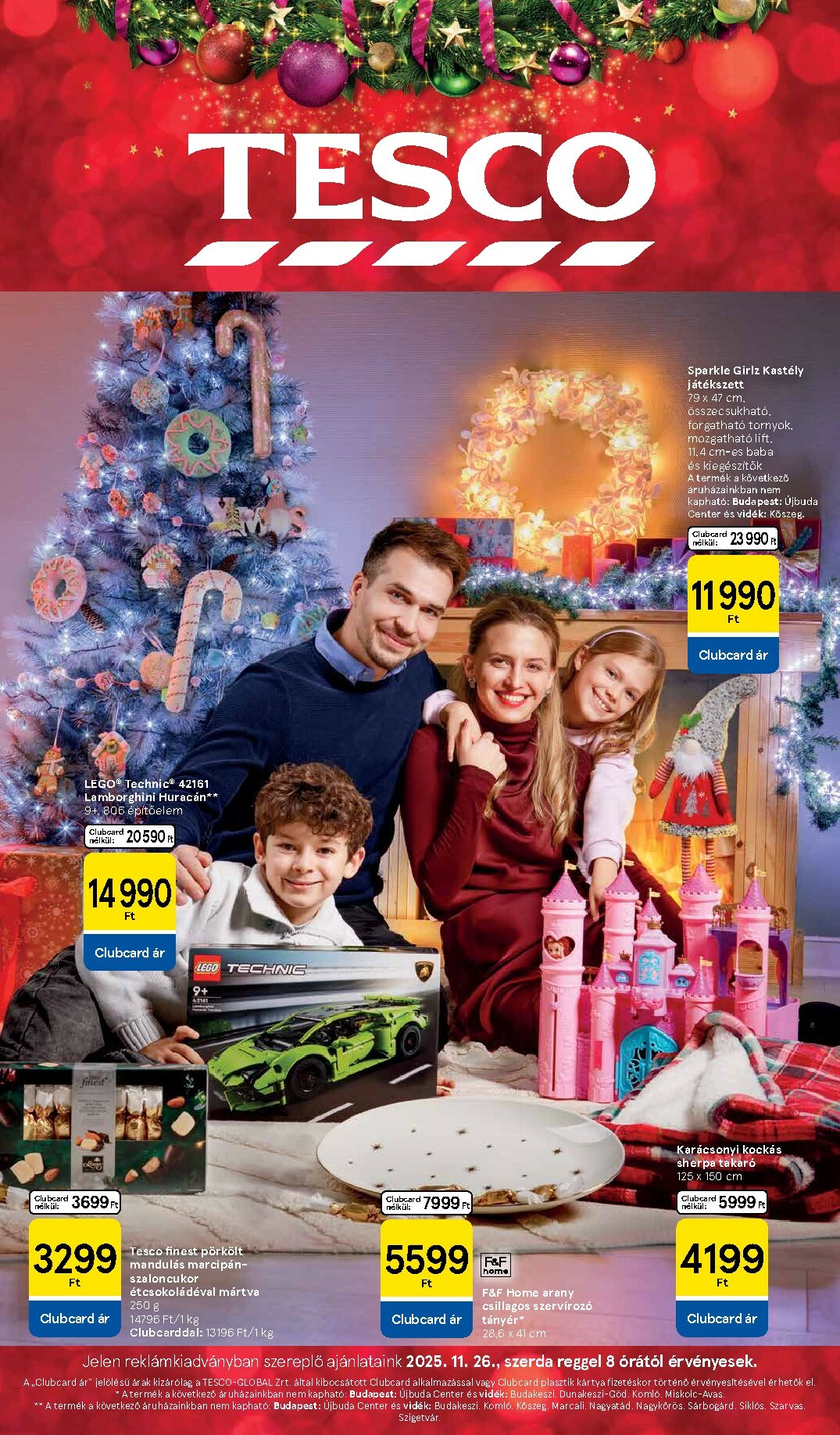 tesco - Tesco - Karácsonyi katalógus akciós újság, érvényes 11.26. - 12.24.