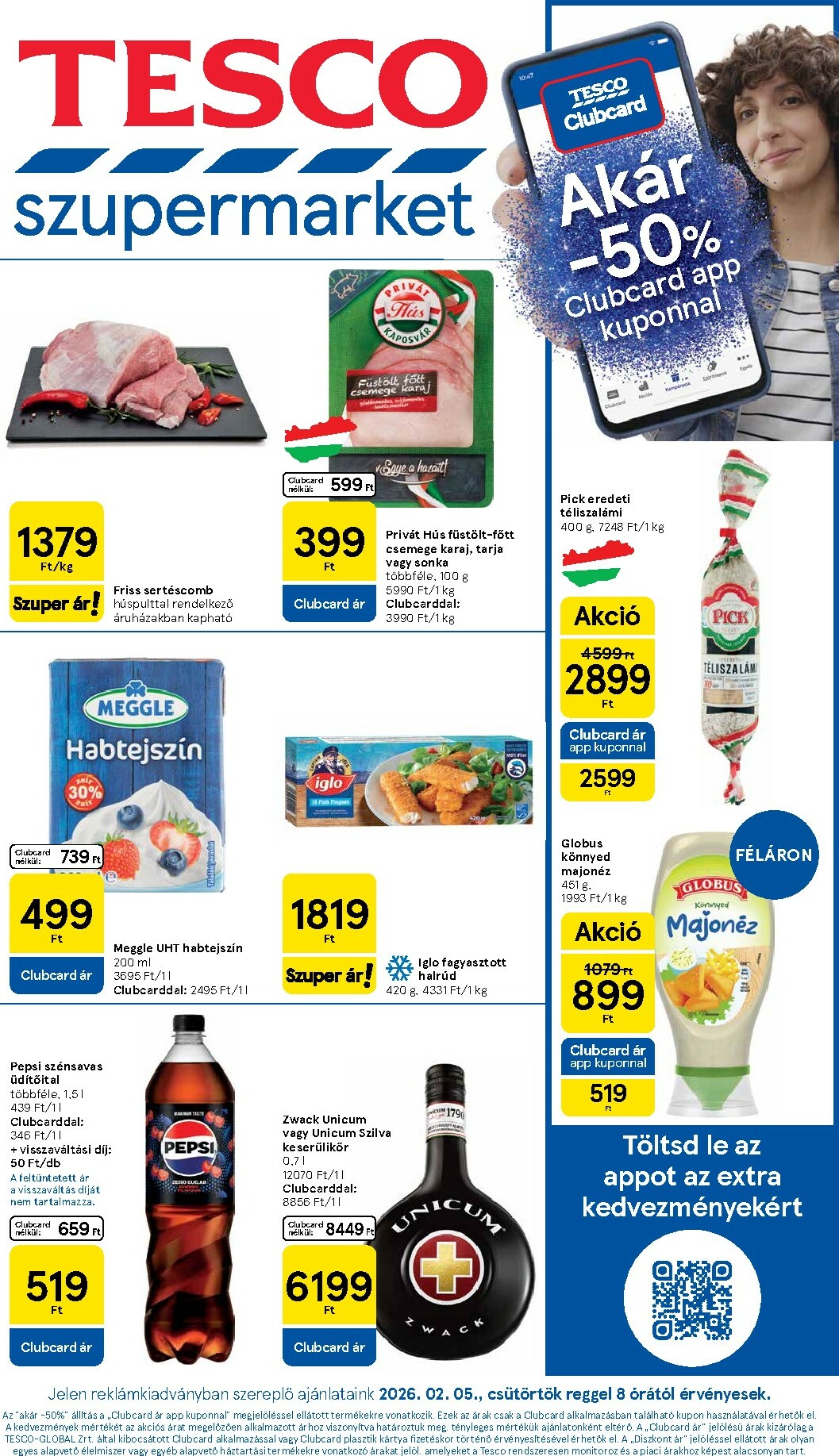 tesco - Tesco szupermarket akciós újság, érvényes 2026.02.05. - 2026.02.11.