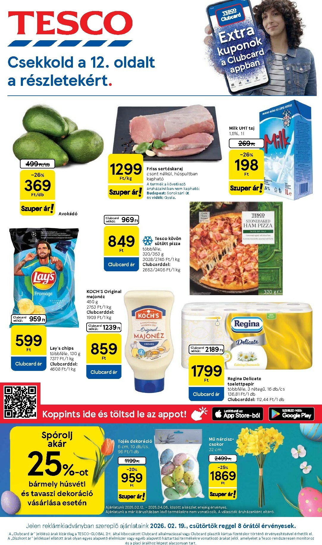 tesco - Tesco akciós újság, érvényes 2026.02.19. - 2026.02.25.