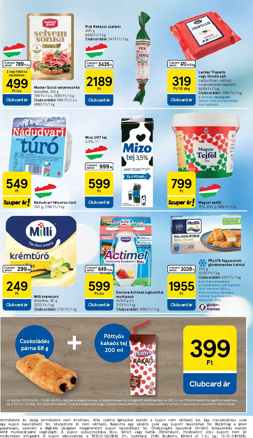 tesco - Tesco szupermarket akciós újság, érvényes 2026.03.12. - 2026.03.18. - page: 3