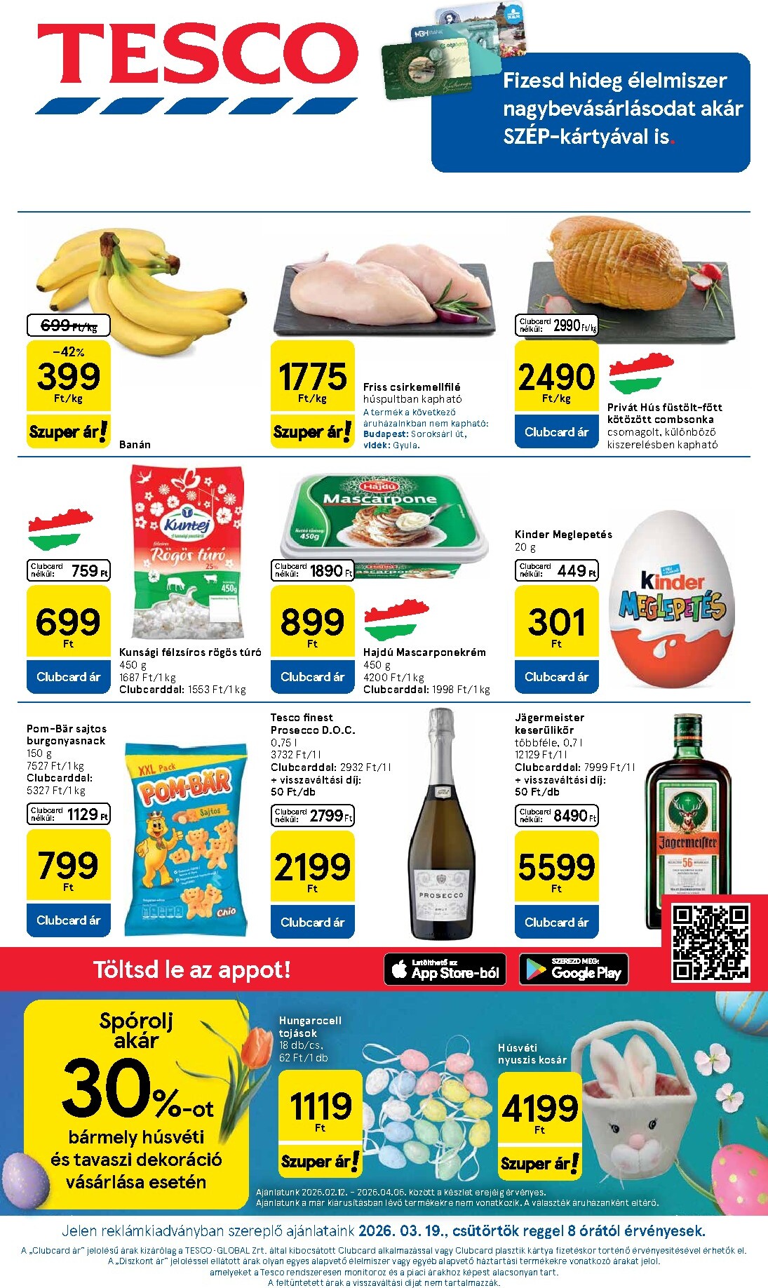 tesco - Tesco akciós újság, érvényes 2026.03.19. - 2026.03.25. - page: 1