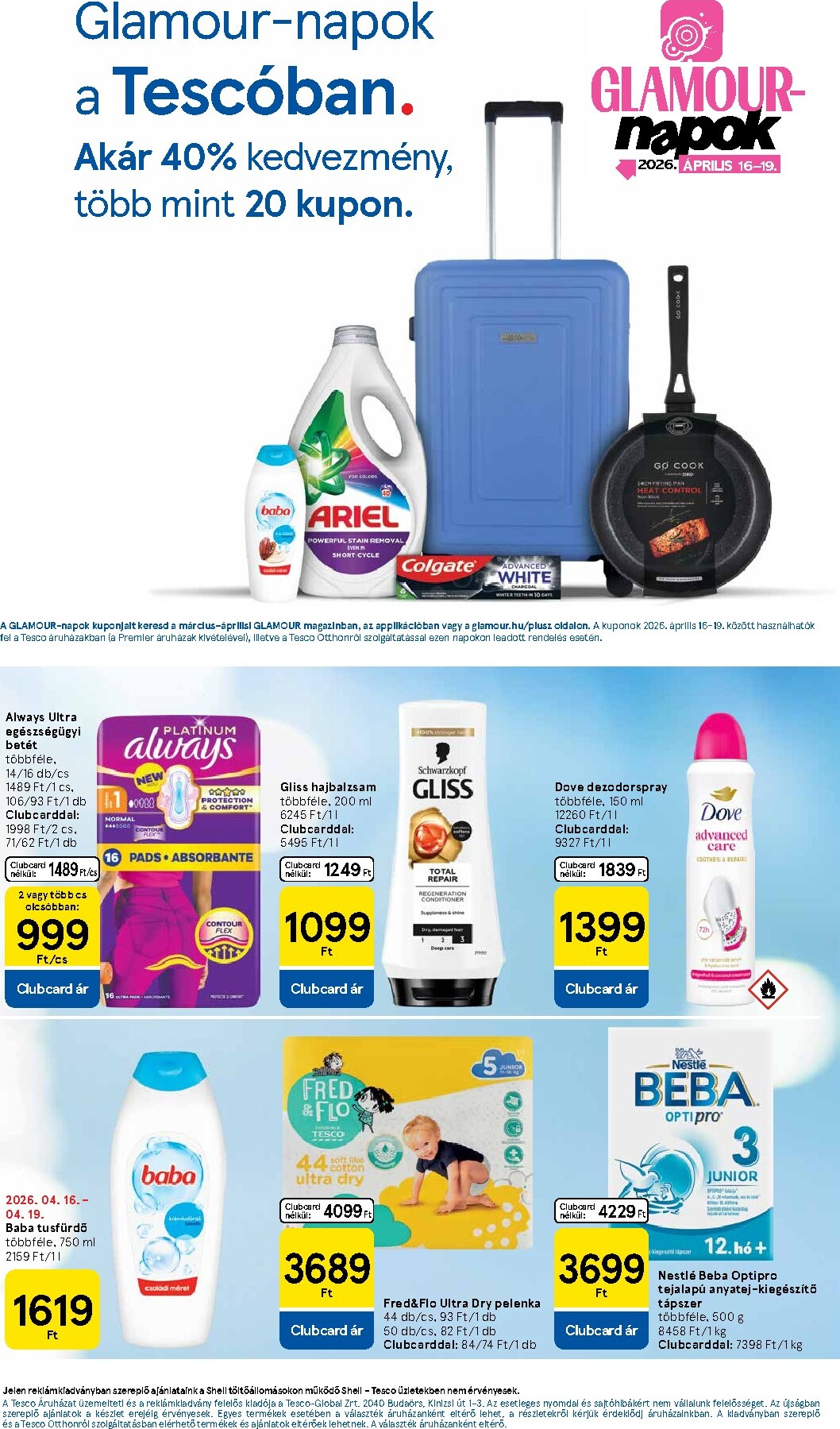 tesco - Tesco szupermarket hirdetmény a következő hétre csütörtöktől 2026.04.16.-tól szerdától 2026.04.22.-ig - page: 7