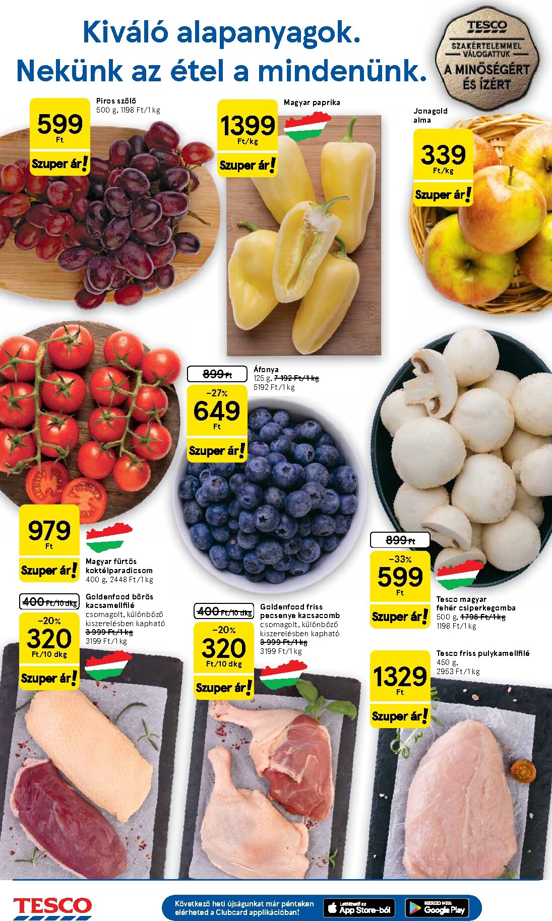 tesco - Tesco szupermarket hirdetmény a következő hétre csütörtöktől 2026.04.16.-tól szerdától 2026.04.22.-ig - page: 2