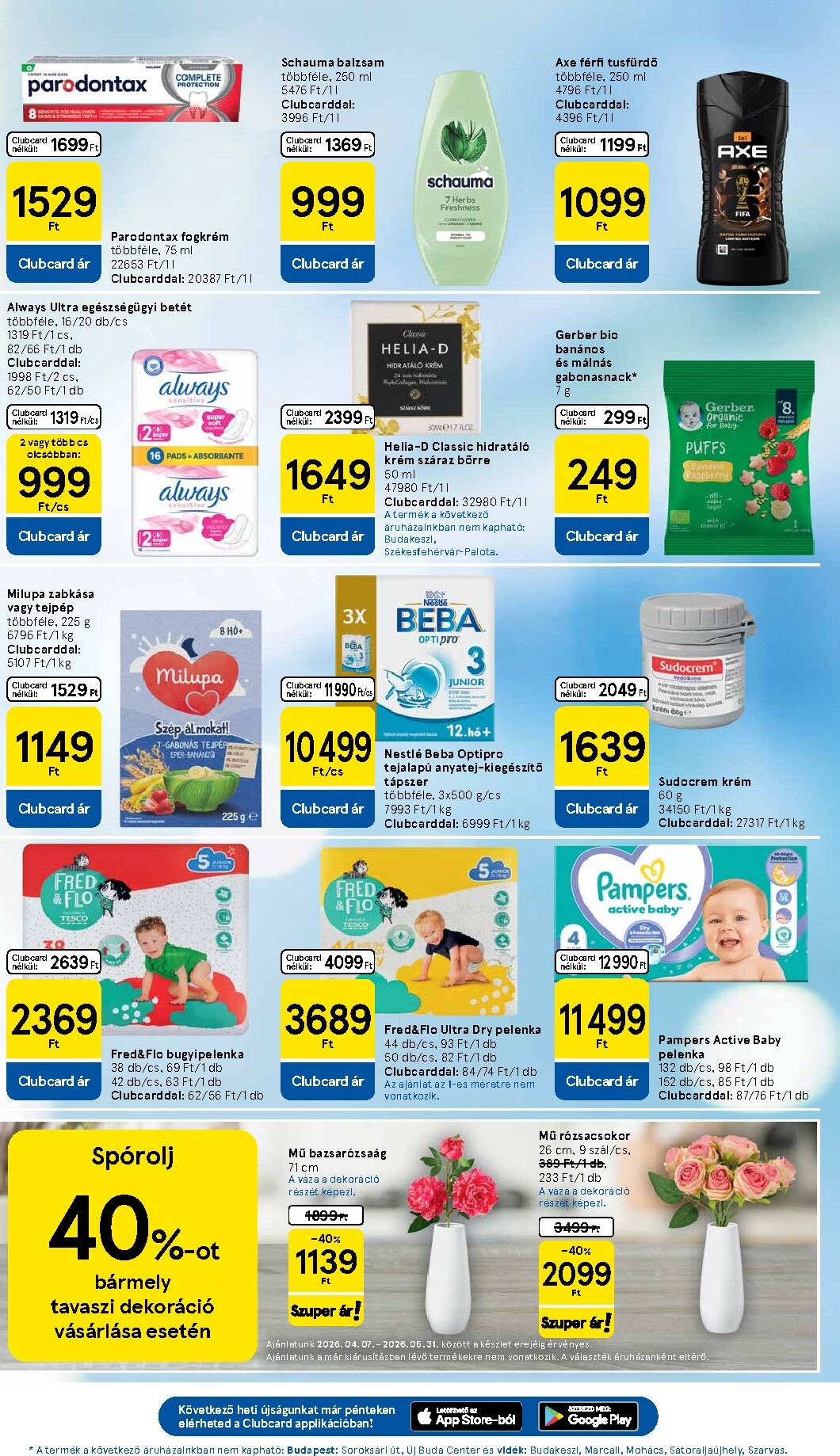 tesco - Tesco hirdetmény a következő hétre csütörtöktől 2026.04.16.-tól szerdától 2026.04.22.-ig - page: 9