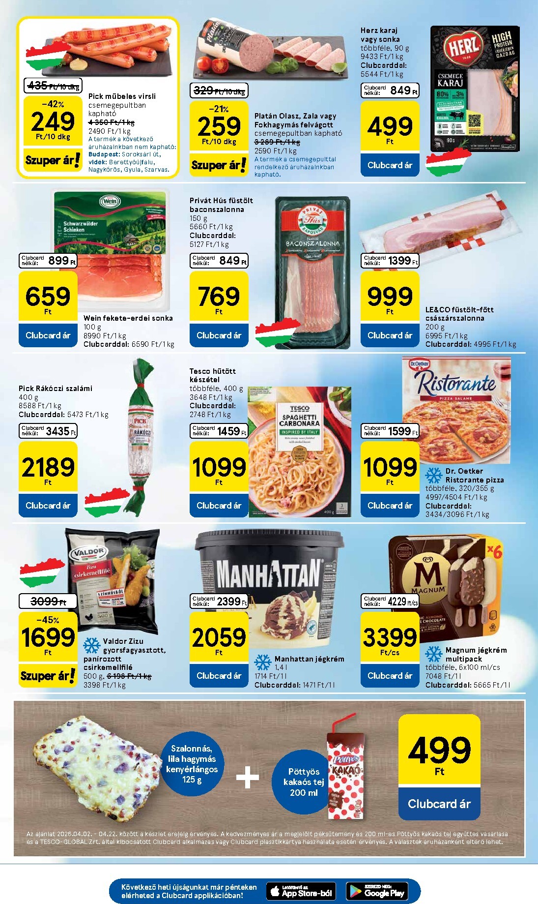 tesco - Tesco hirdetmény a következő hétre csütörtöktől 2026.04.16.-tól szerdától 2026.04.22.-ig - page: 3