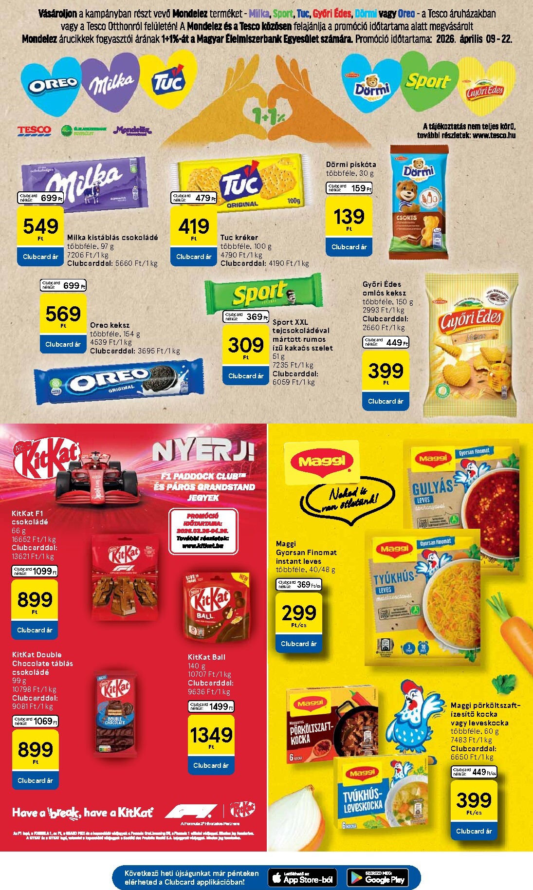 tesco - Tesco hirdetmény a következő hétre csütörtöktől 2026.04.16.-tól szerdától 2026.04.22.-ig - page: 23