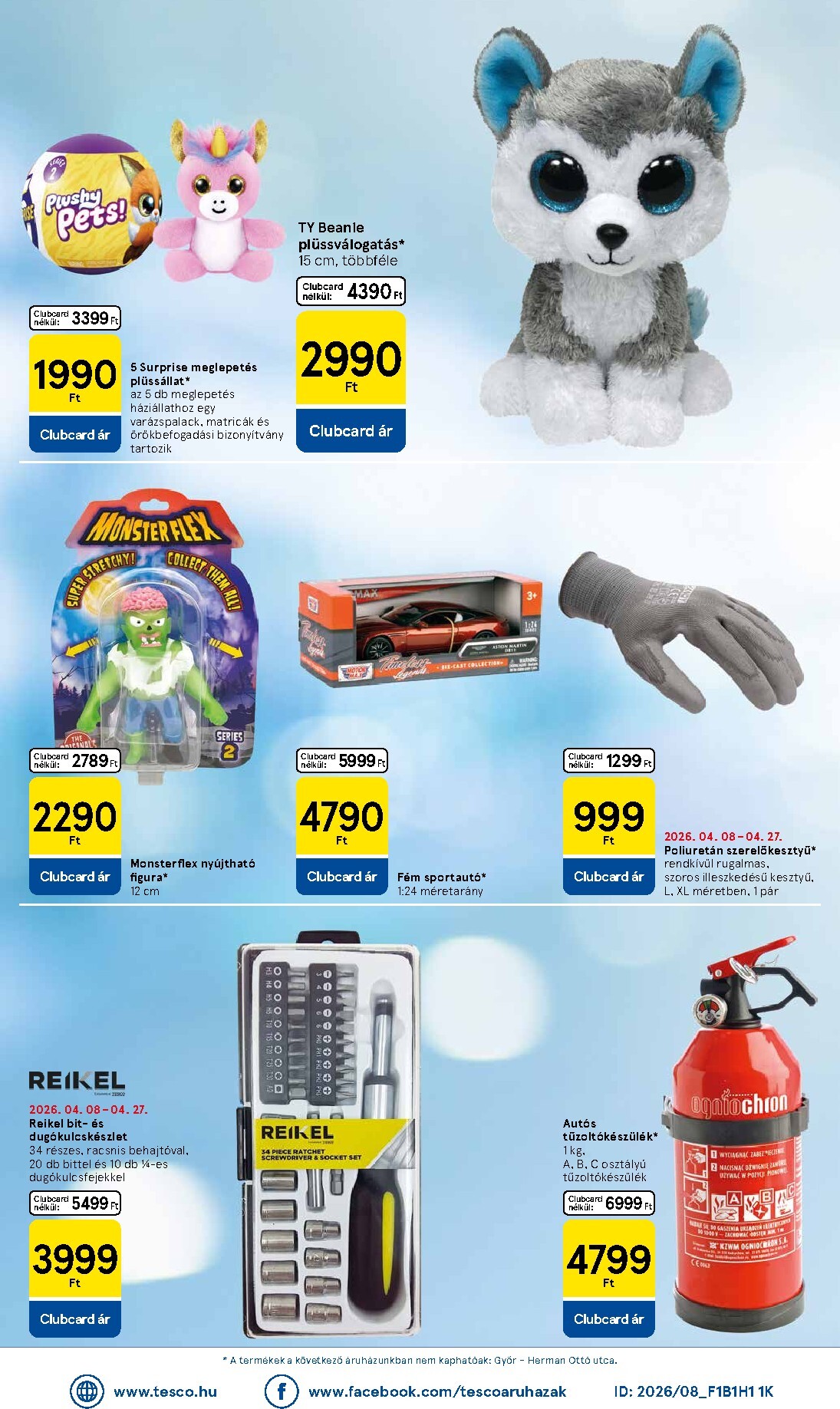 tesco - Tesco - szupermarket hirdetmény a következő hétre csütörtöktől 2026.04.23.-tól szerdától 2026.04.29.-ig - page: 8