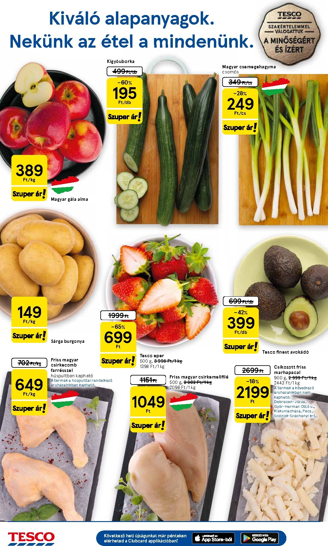 tesco - Tesco - szupermarket hirdetmény a következő hétre csütörtöktől 2026.04.23.-tól szerdától 2026.04.29.-ig - page: 2